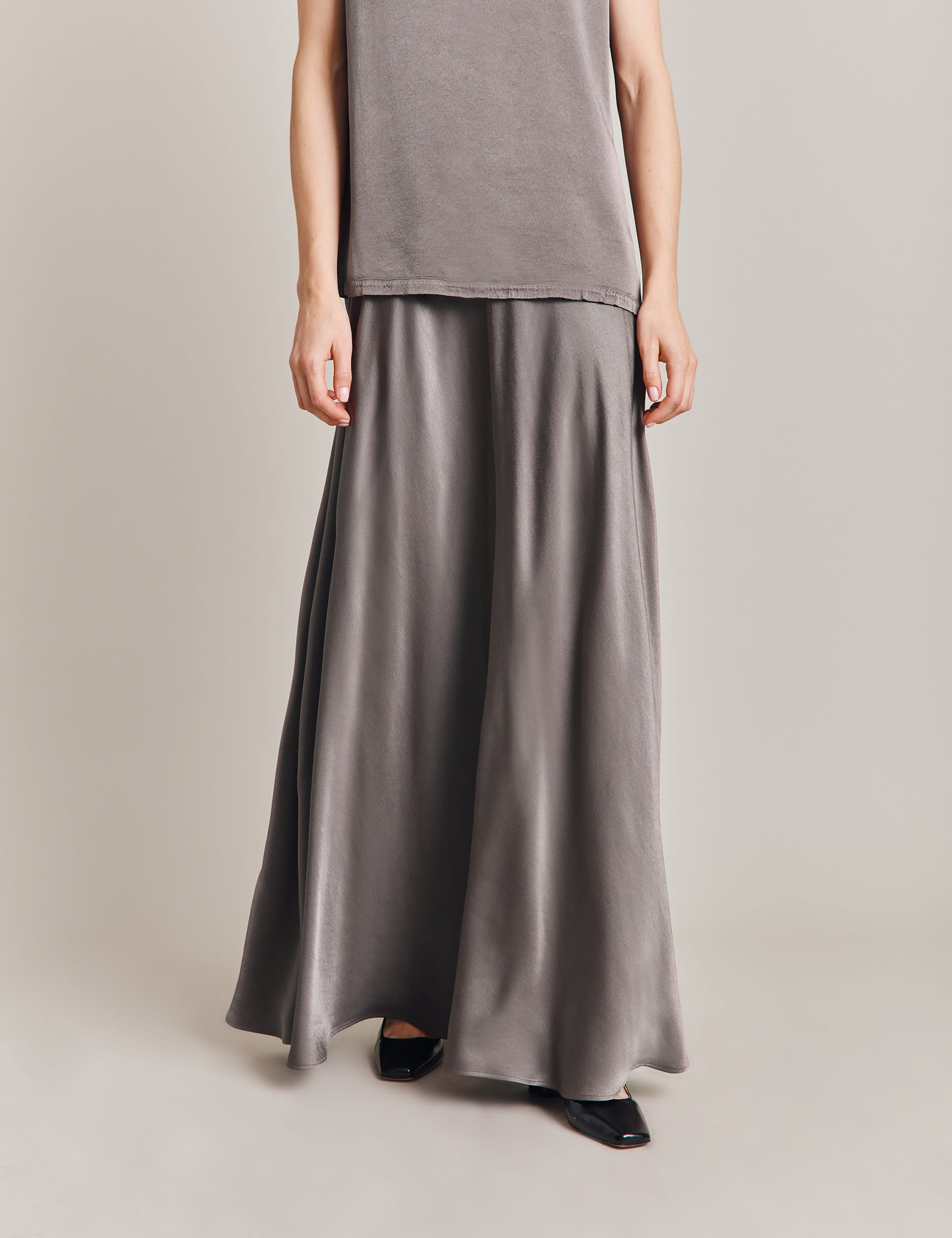 Ghost Women's Maxi Slip Skirt - XS - Grey, Grey