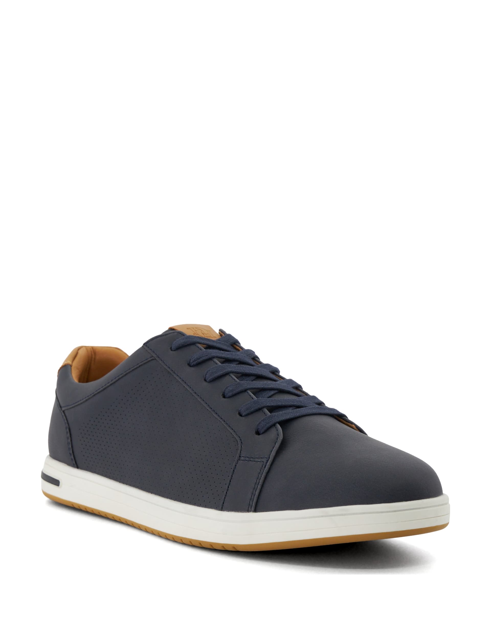 Dune London Men's Wide Fit Lace Up Trainers - 10 - Navy, Navy