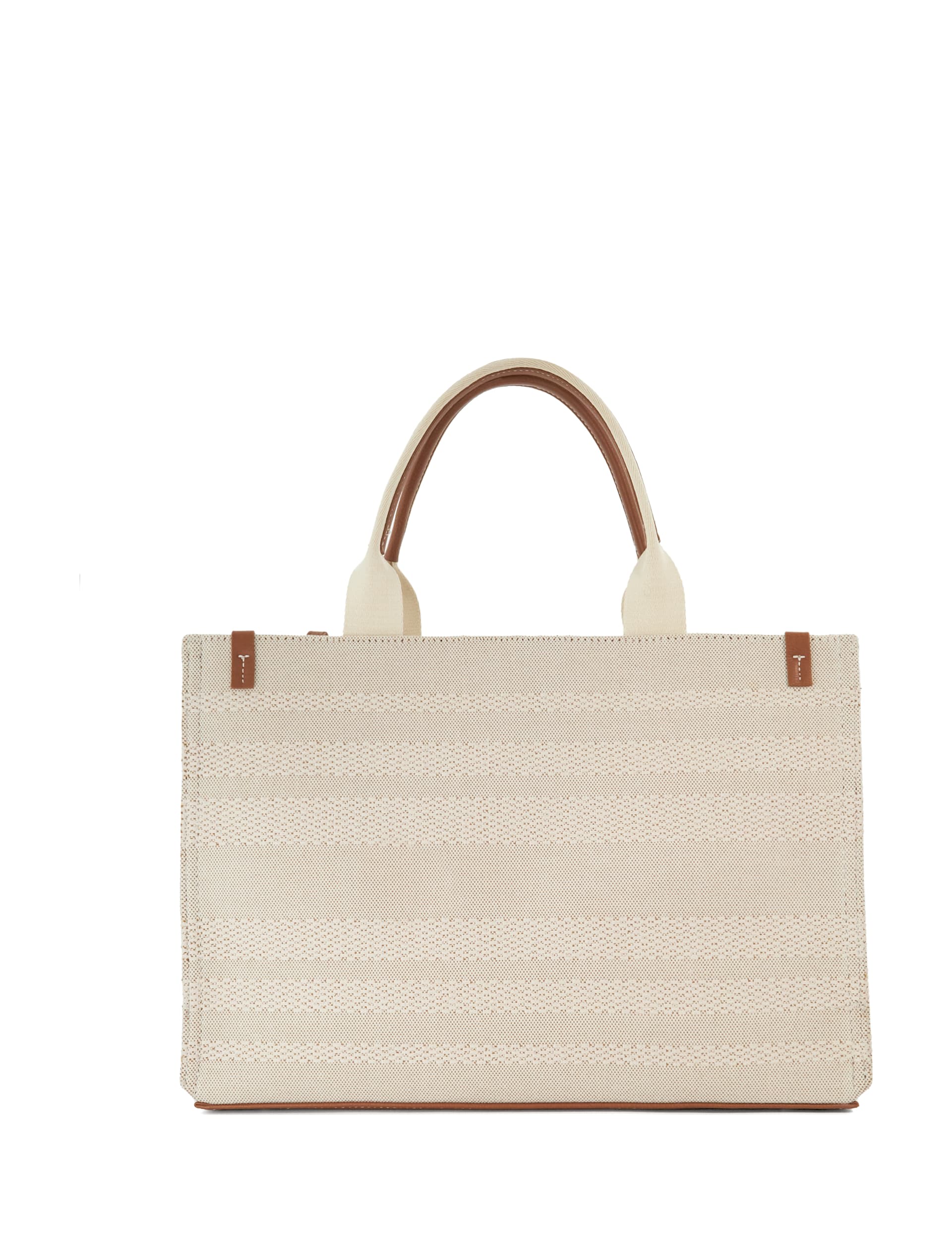 Dune London Women's Canvas Striped Tote Bag - Natural, Natural