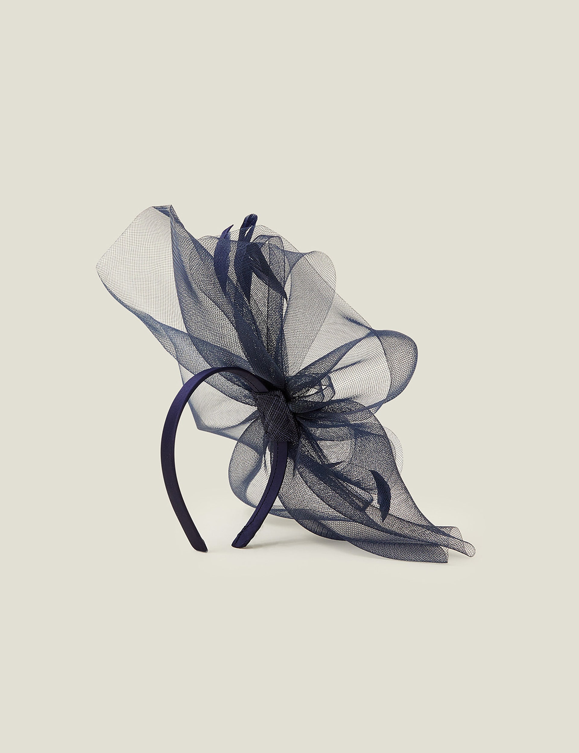 Accessorize Women's Bow Fascinator - Navy, Navy