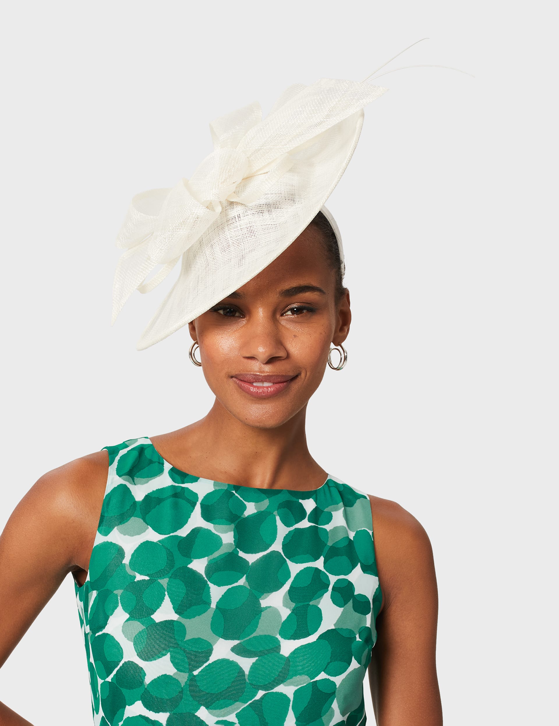 Hobbs Women's Bow Fascinator - Ivory, Ivory