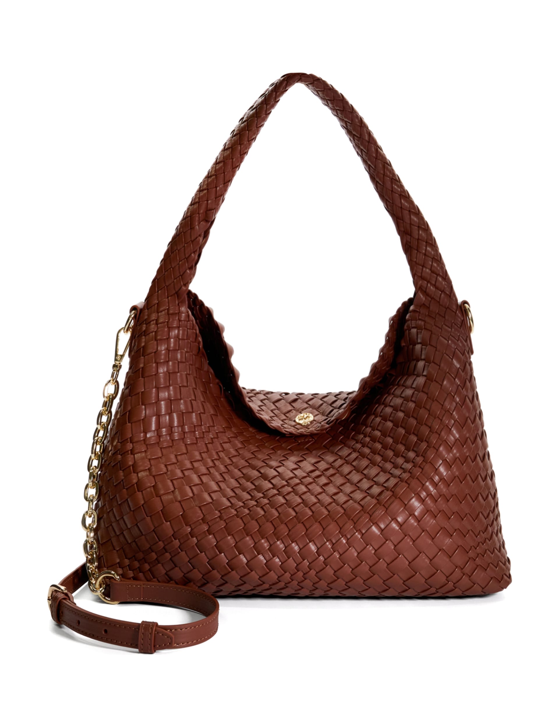 Dune London Women's Woven Shoulder Bag - Tan, Tan