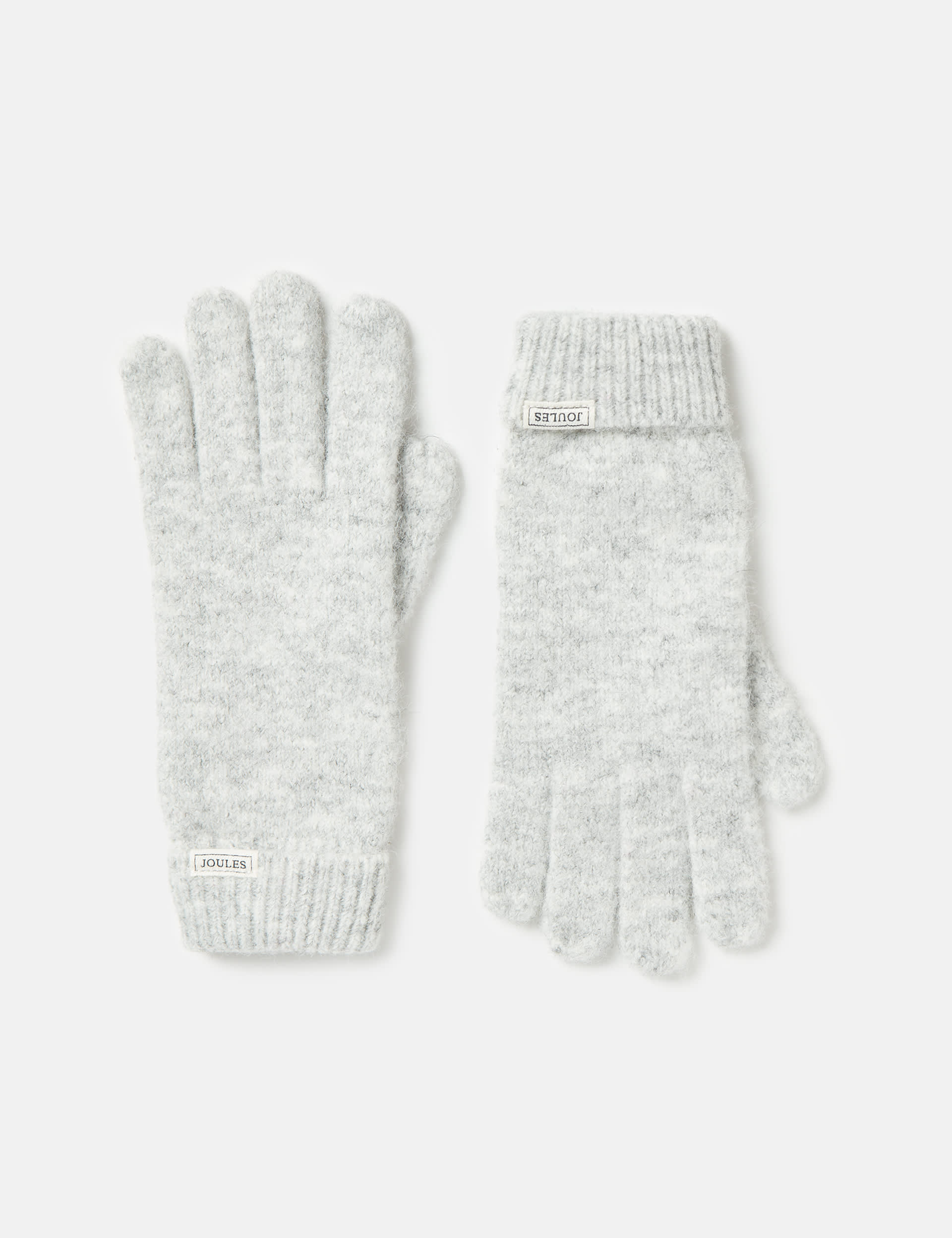 Joules Women's Gloves - M-L - Grey, Grey