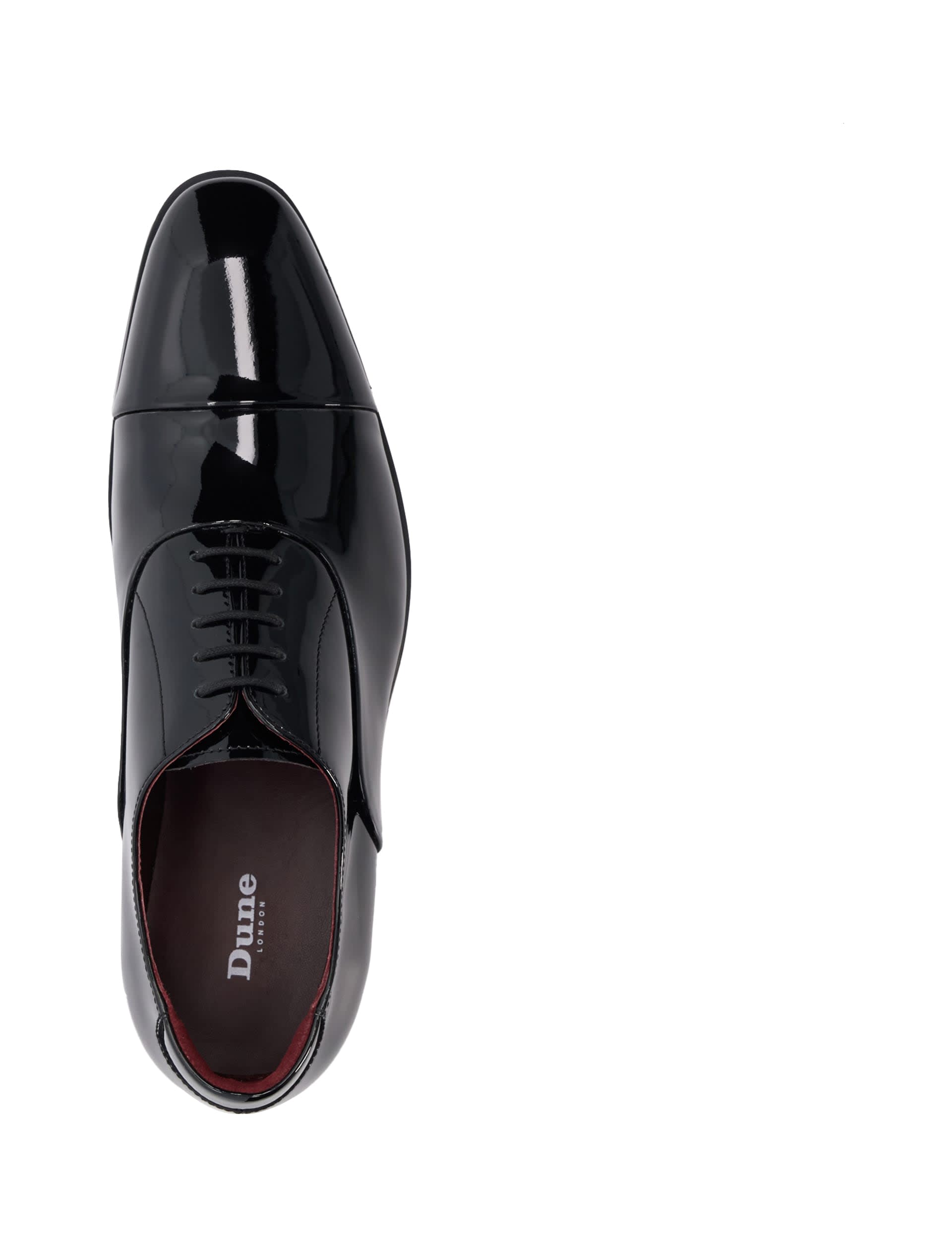 Dune London Men's Leather Oxford Shoes - 9 - Black, Black