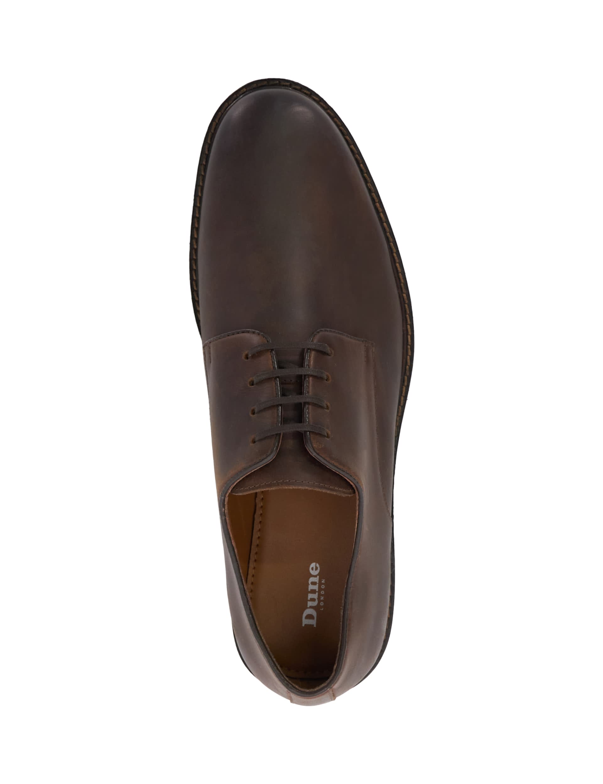 Dune London Men's Leather Brogues - 12 - Brown, Brown