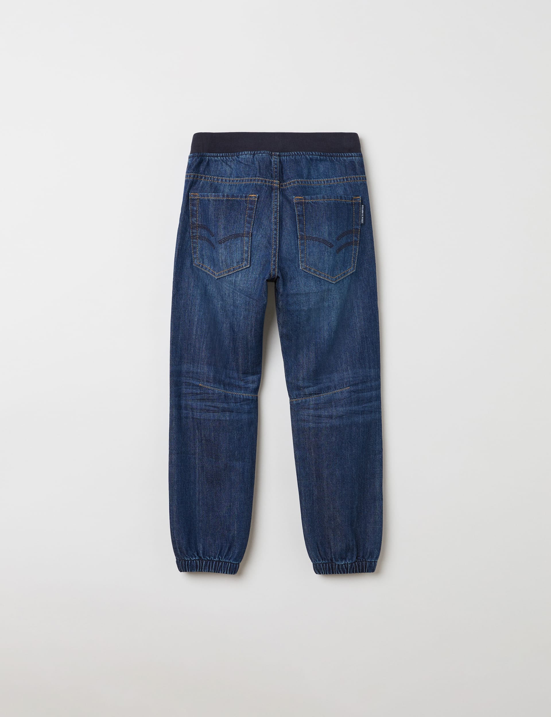 Polarn O. Pyret Boys Relaxed Pure Cotton Jeans (1-10 Yrs) - 5-6 Y - Blue Denim, Blue Denim