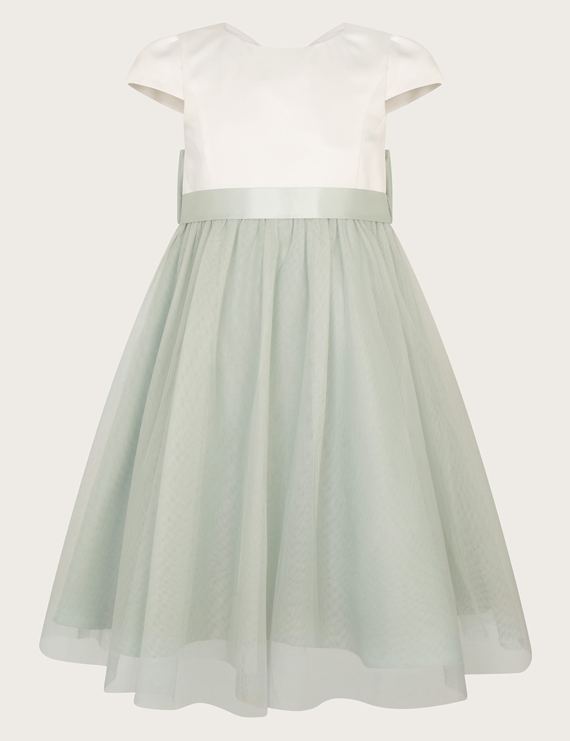 Monsoon Girls Tulle Dress (3-13 Yrs) - 4y - Green, Green