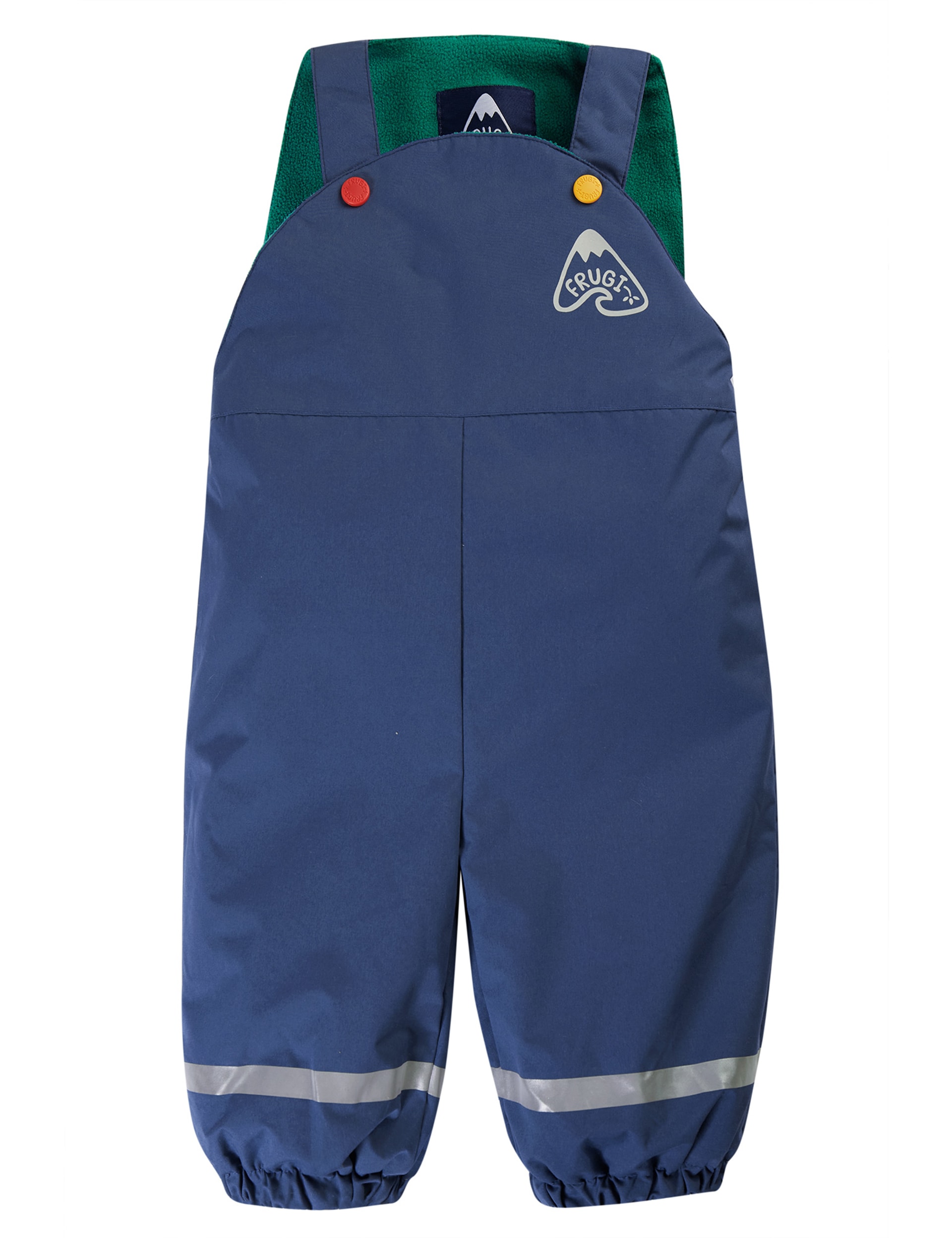 Frugi Waterproof Dungarees (6 Mths-12 Yrs) - 18-24 - Navy, Navy