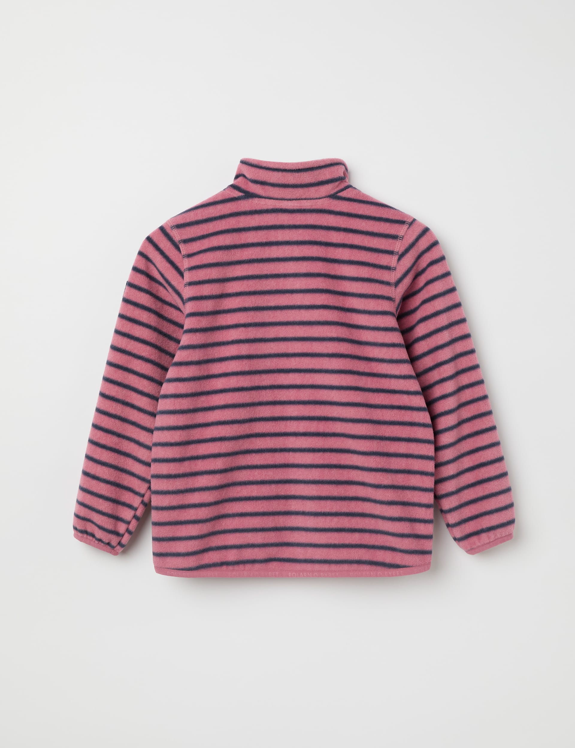 Polarn O. Pyret Fleece Striped Zip Jacket (6 Mths - 10 Yrs) - 8-10Y - Pink Mix, Pink Mix