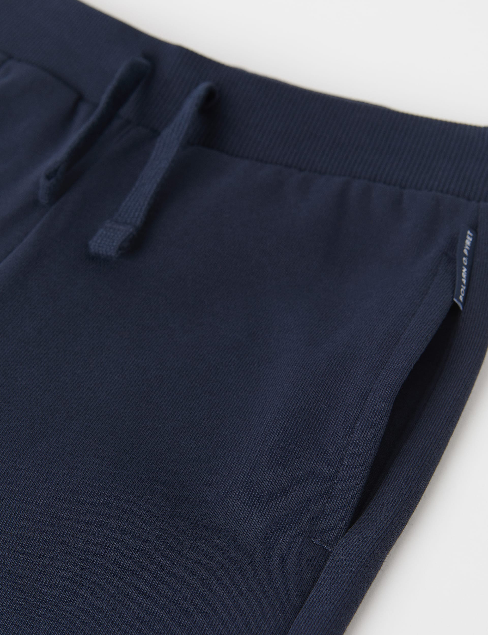 Polarn O. Pyret Pure Cotton Joggers (3lbs-24 Mths) - Navy, Navy