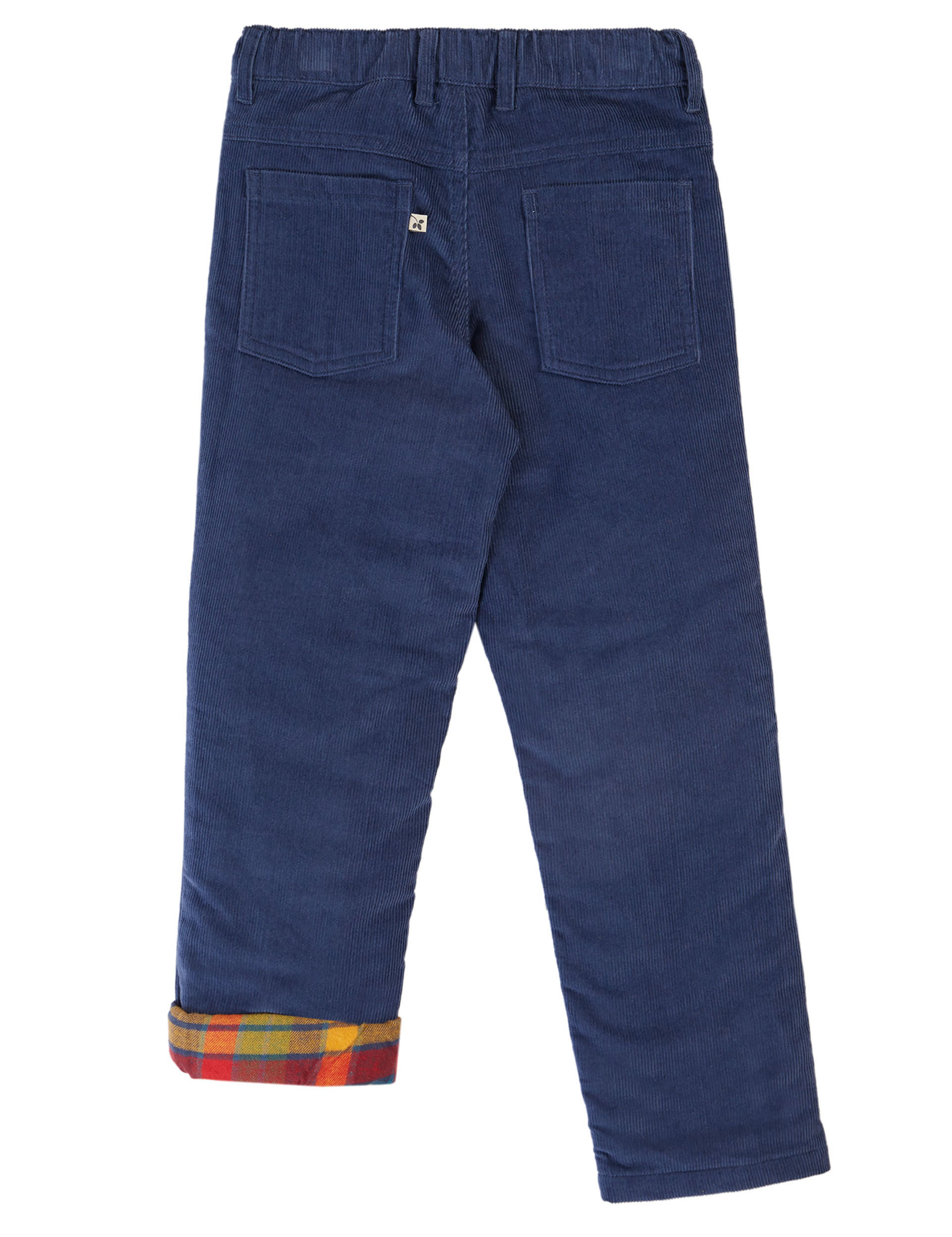 Frugi Boys Slim Cord Trousers (2-10 Yrs) - 5-6 Y - Navy, Navy