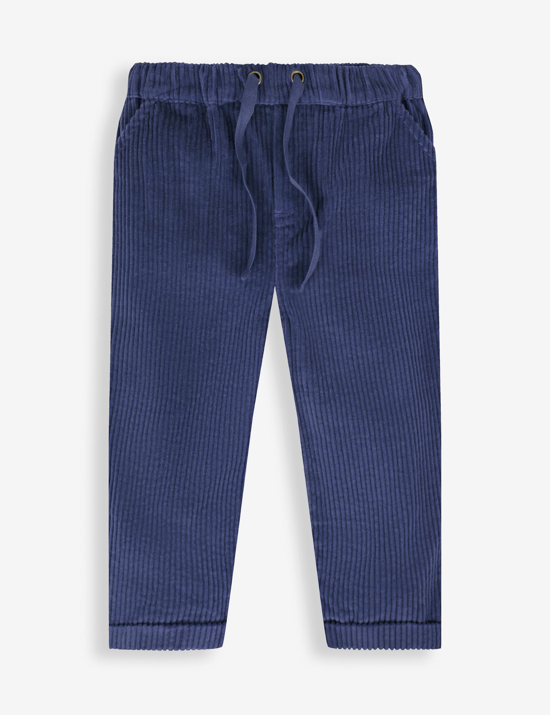 Jojo Maman Bb Boys Pure Cotton Chunky Cord Trousers (0-6 Yrs) - 6-12M - Navy, Navy