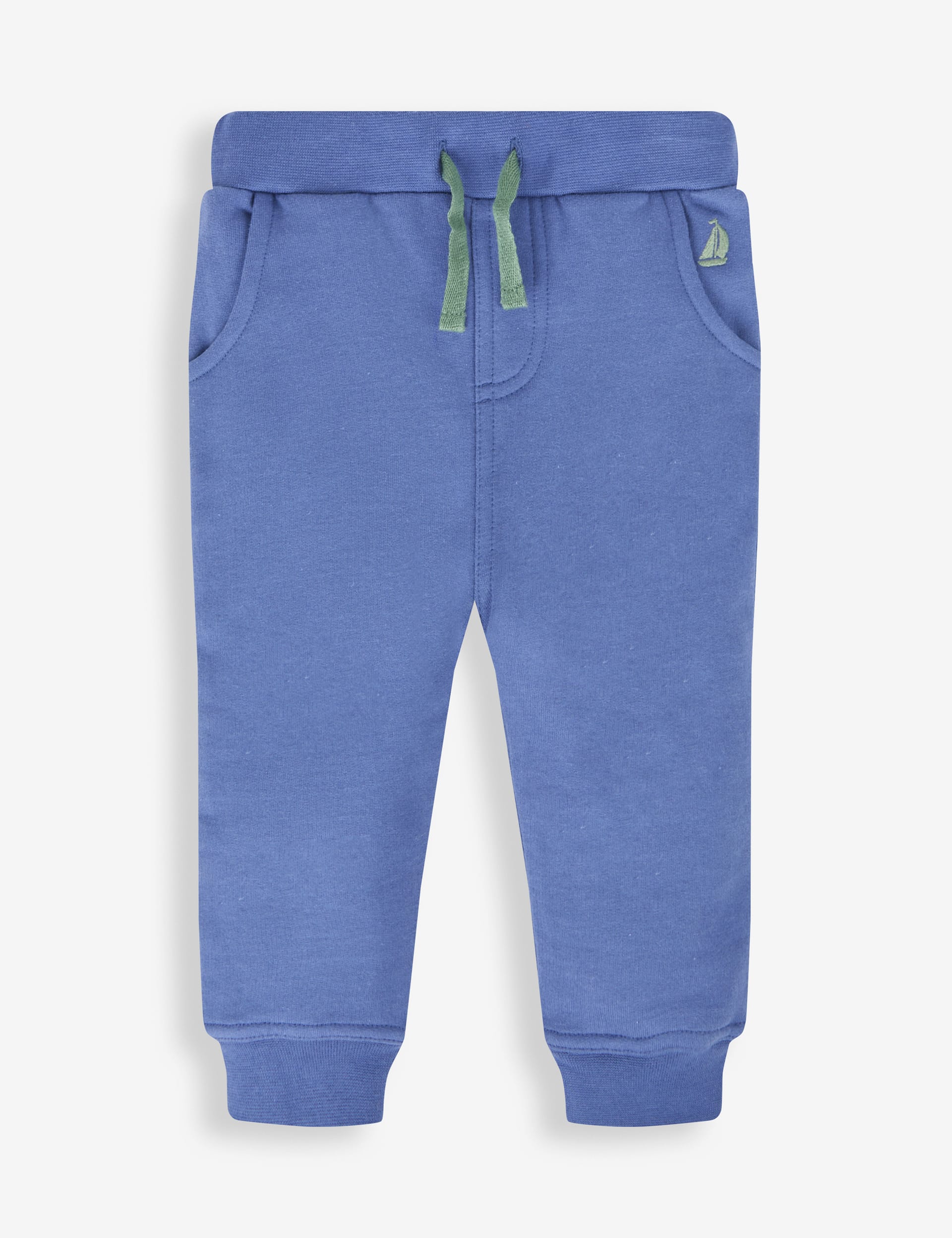 Jojo Maman Bb Boys 2 Pack Relaxed Pure Cotton Joggers (6 Mths - 6 Yrs) - 12-18 - Multi, Multi