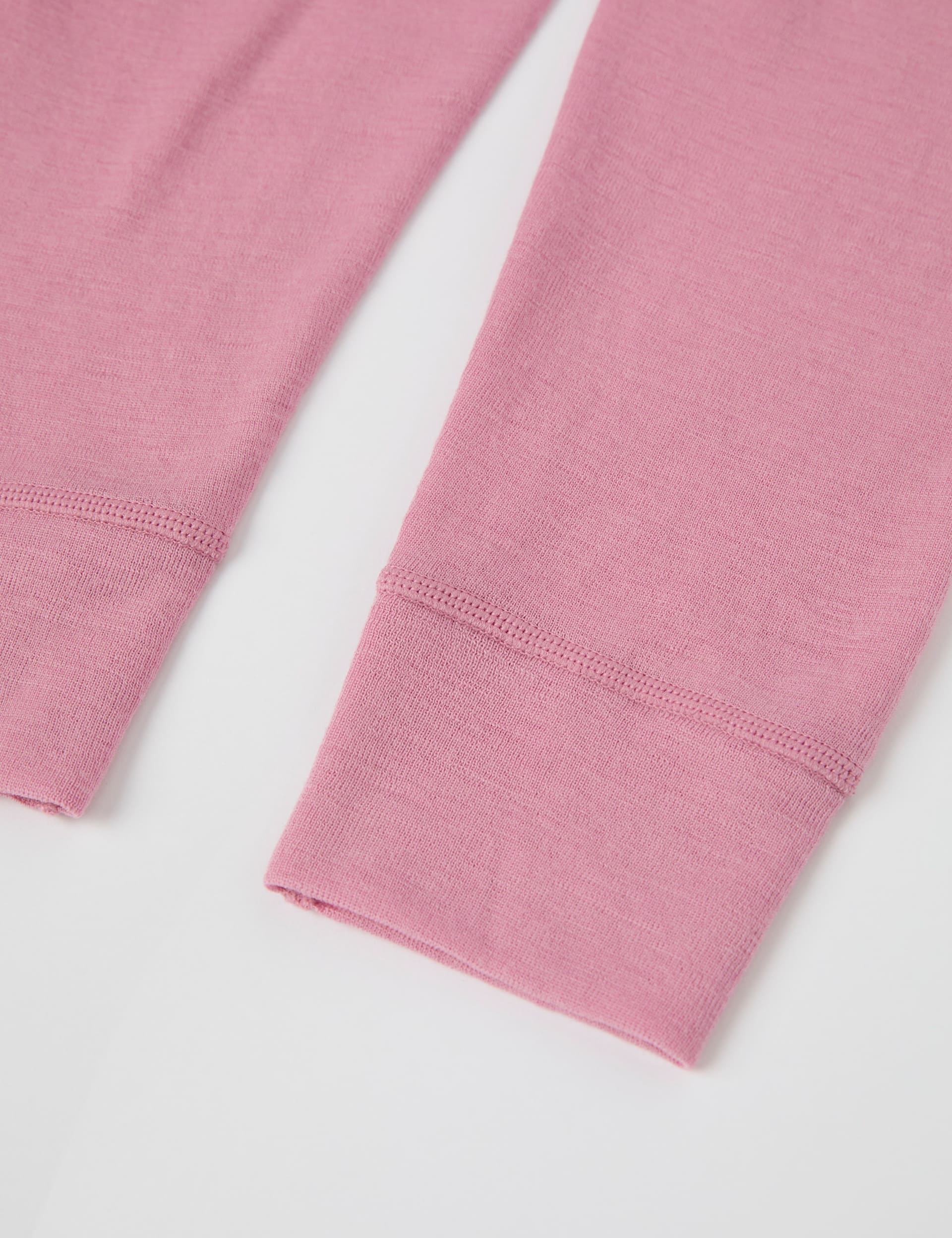 Polarn O. Pyret Girls Pure Merino Wool Long Johns (0 Mths-10 Yrs) - 0-2M - Pink, Pink