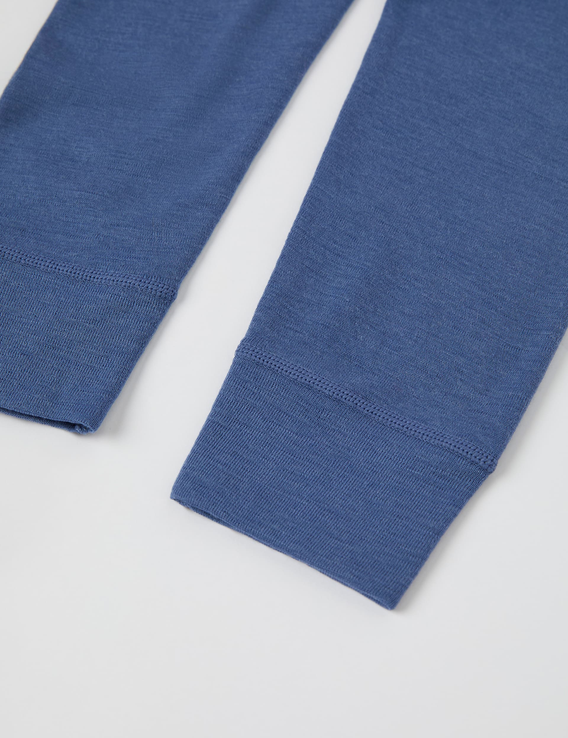 Polarn O. Pyret Merino Wool Thermal Leggings (6 Mths - 10 Yrs) - 8-10Y - Medium Blue, Medium Blue