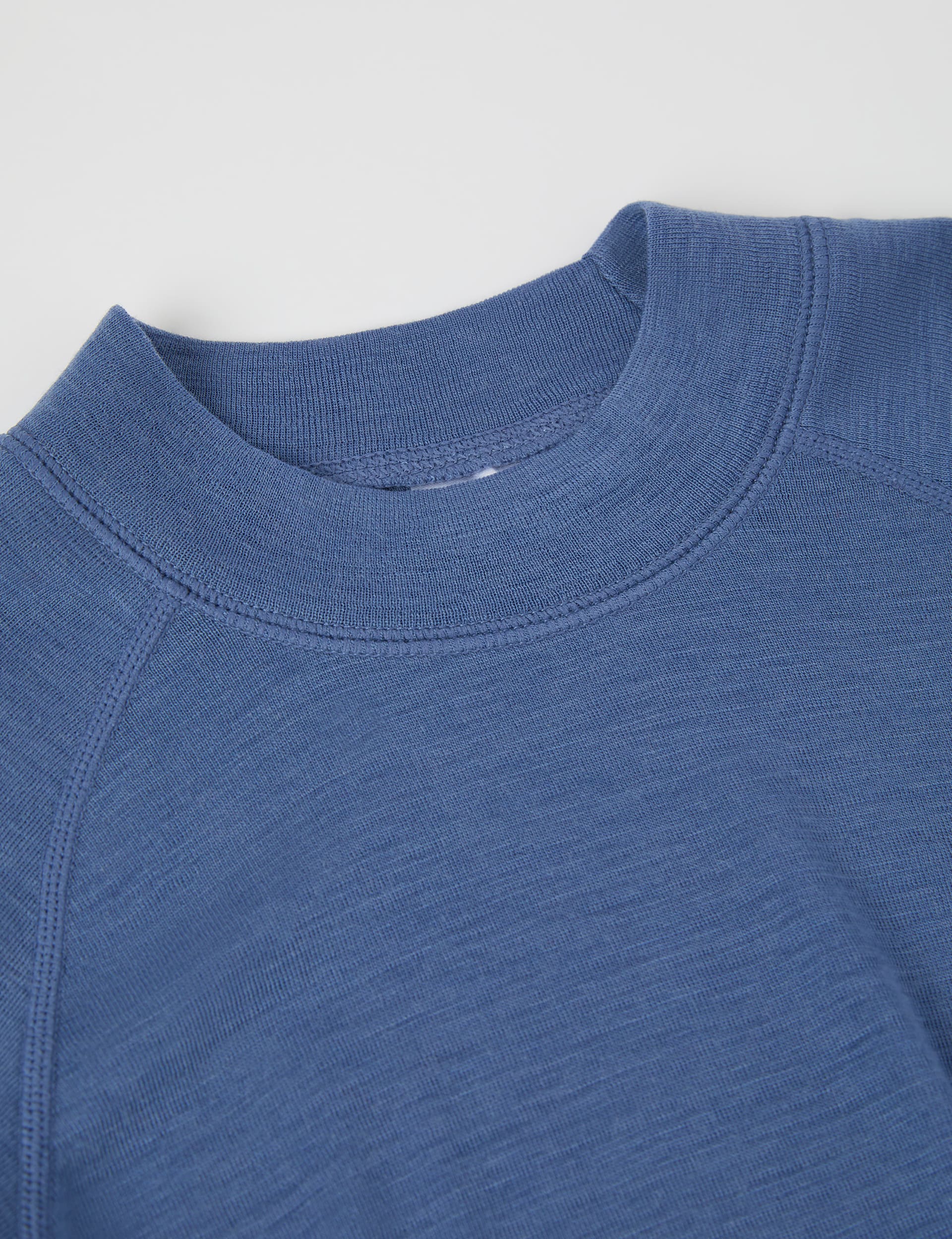 Polarn O. Pyret Pure Merino Wool Thermal Top (6 Mths-10 Yrs) - 2-4Y - Medium Blue, Navy,Medium Blue