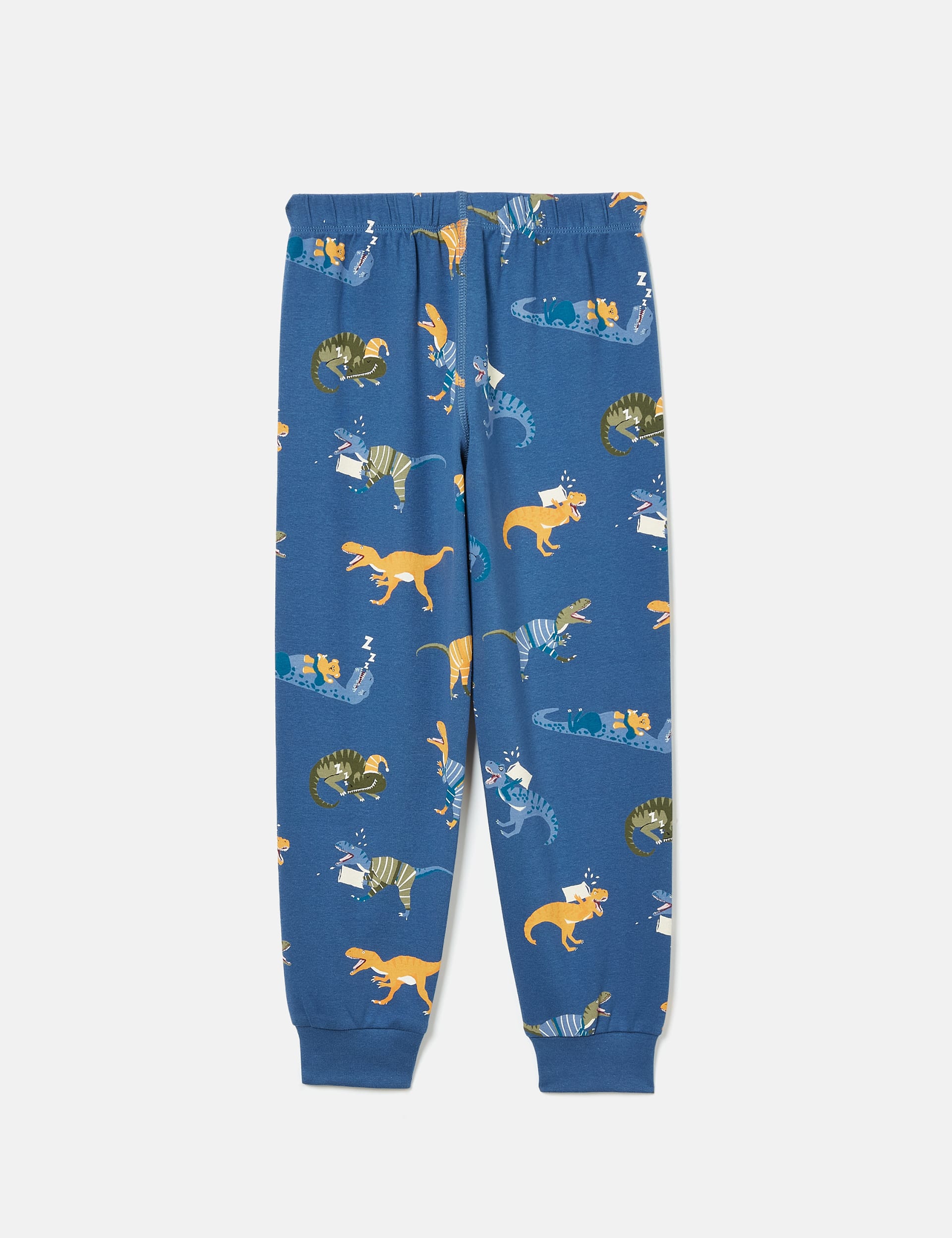 Joules Boys Cotton Rich Dinosaur Pyjama Bottoms (2-11 Yrs) - 5-6Y - Yellow Mix, Yellow Mix