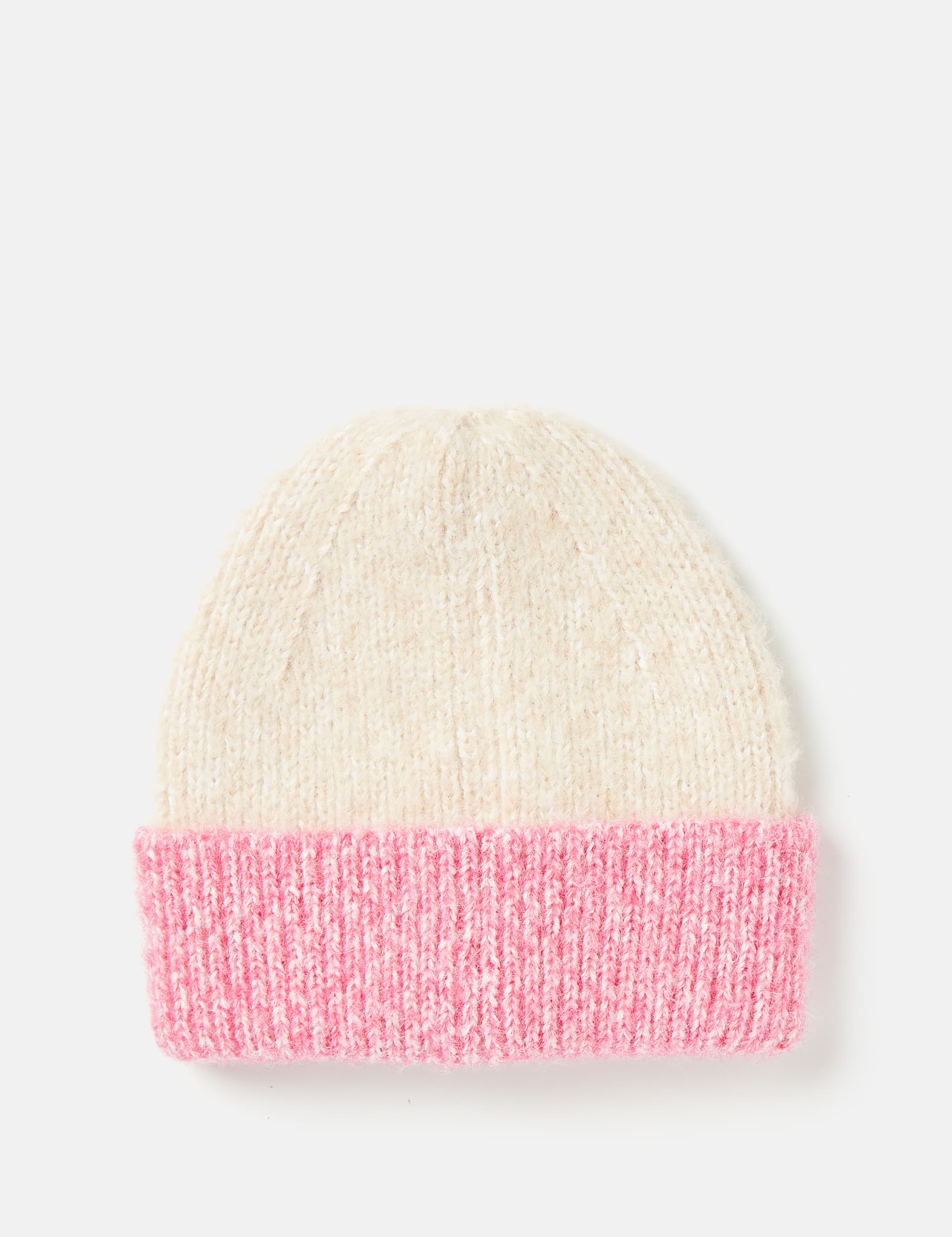 Joules Kids Knitted Beanie Hat (3-12 Yrs) - 8-12 - Pink Mix, Pink Mix