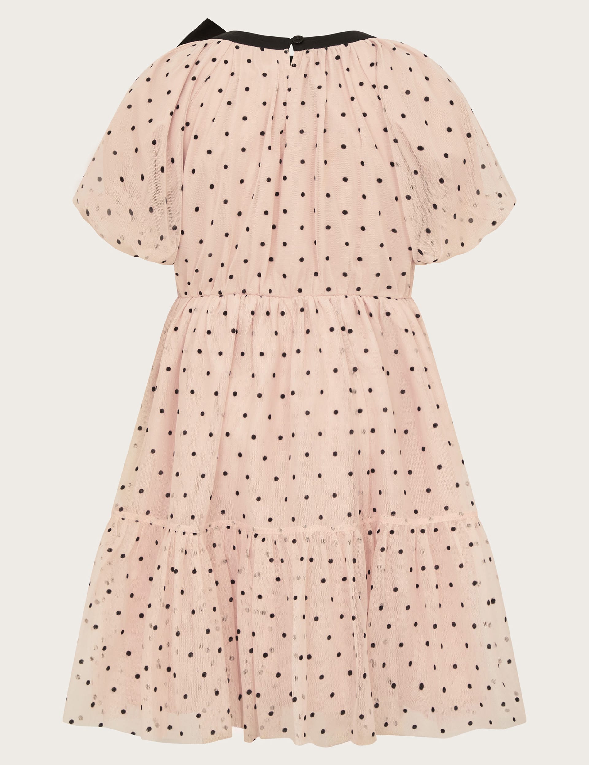 Monsoon Girls Polka Dot Tulle Dress (3-13 Yrs) - 9y - Pink Mix, Pink Mix