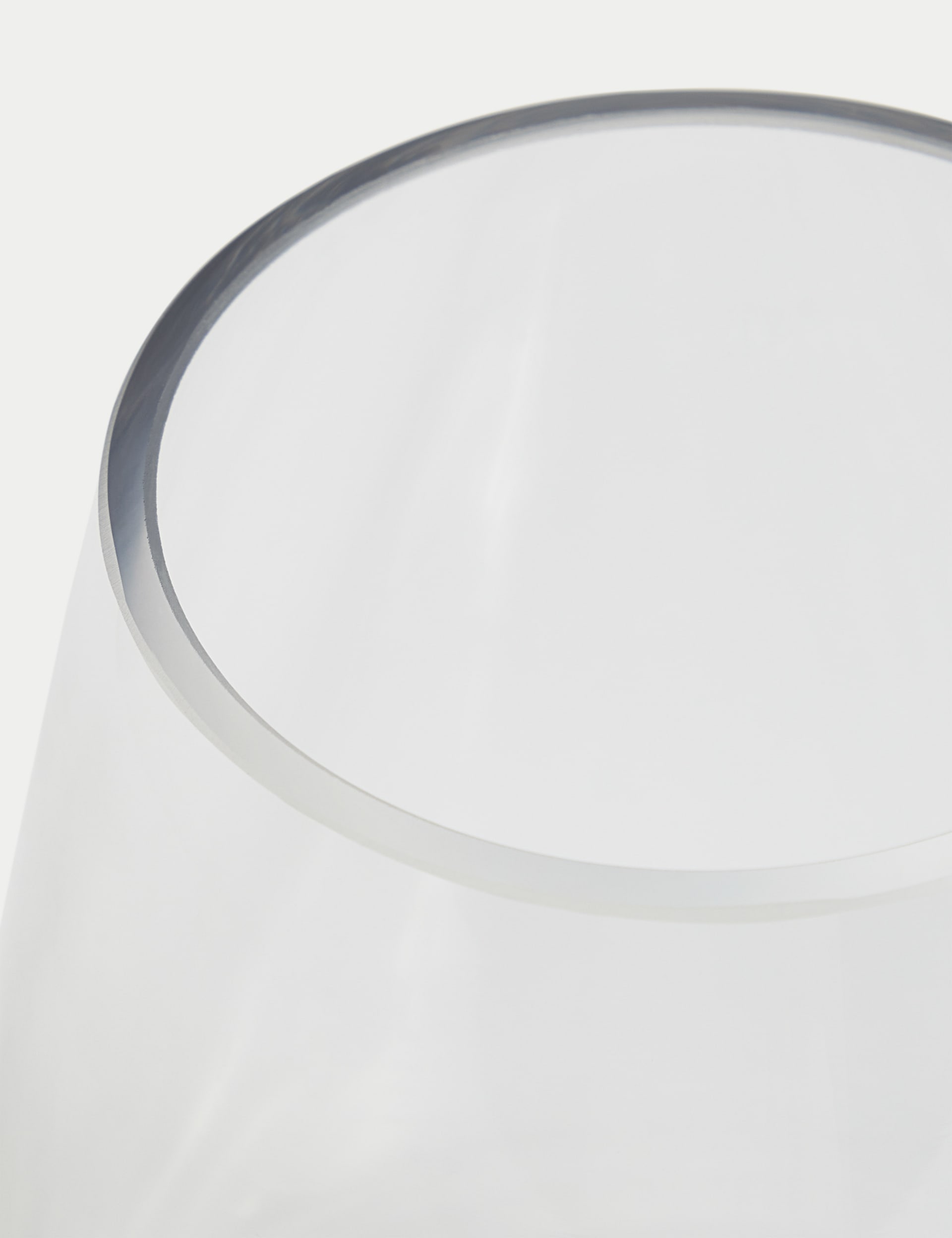 M&S Collection Large Teardrop Vase - Clear, Clear