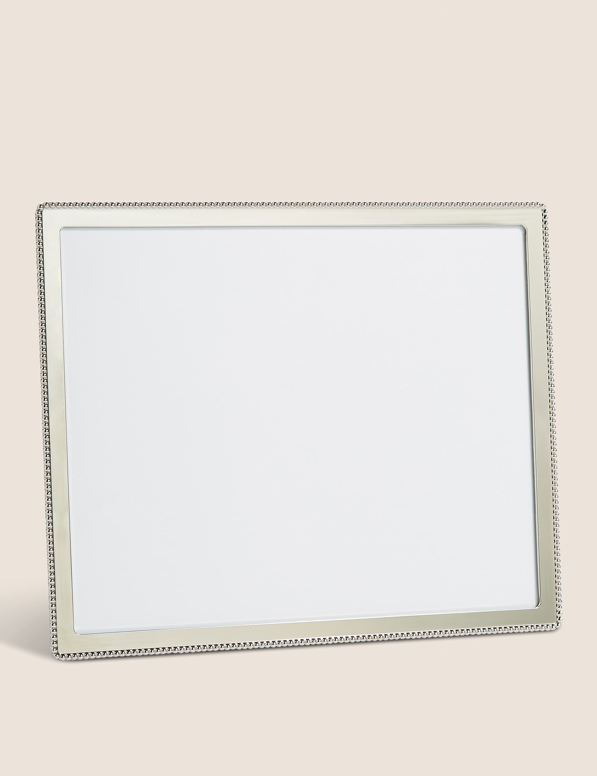 M&S Collection Emelie Beaded Photo Frame 8x10 inch - Silver, Silver