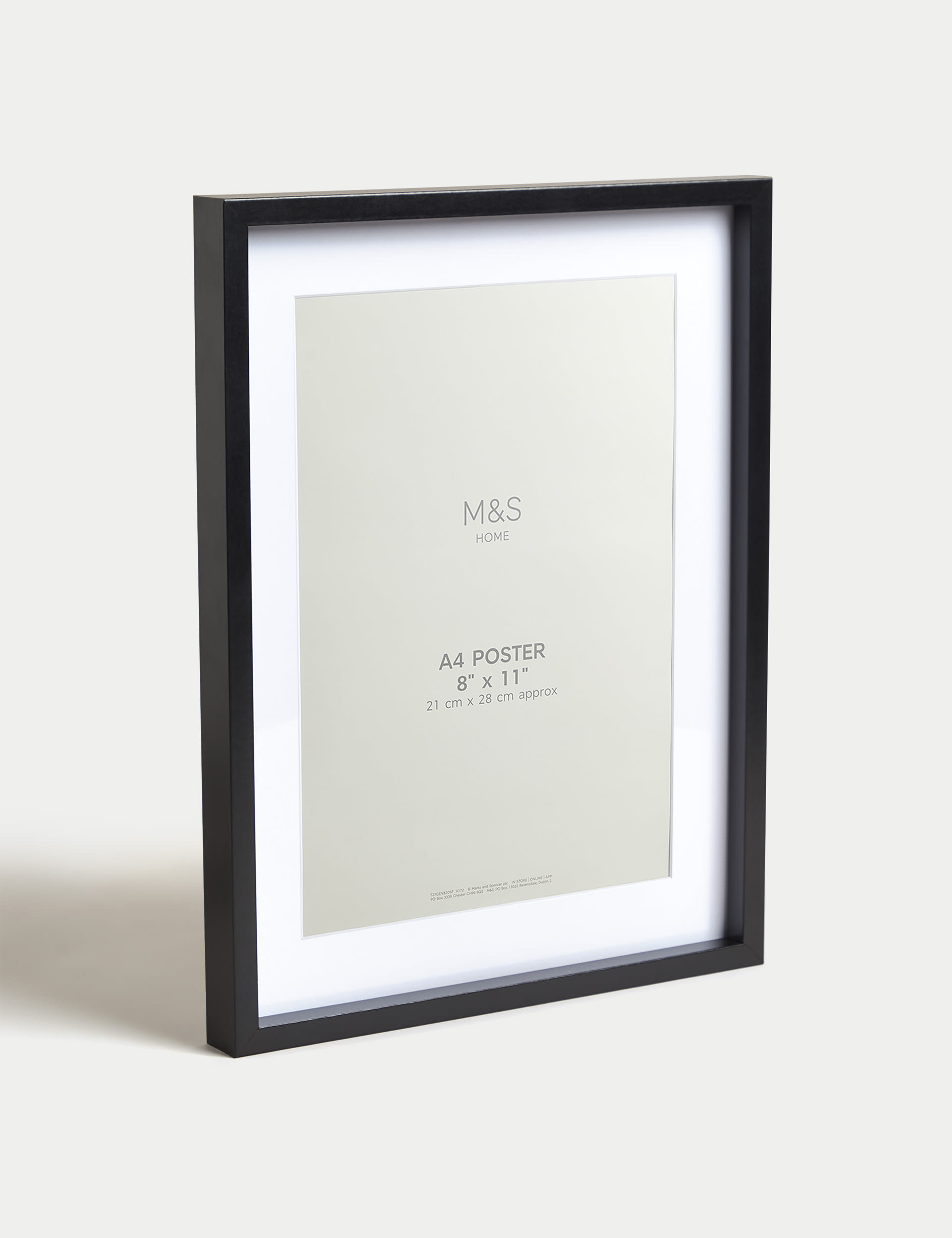 M&S Collection Set of 2 Photo Frames A4 - Black, Natural Mix,White,Grey,Black,Dark Brown Mix