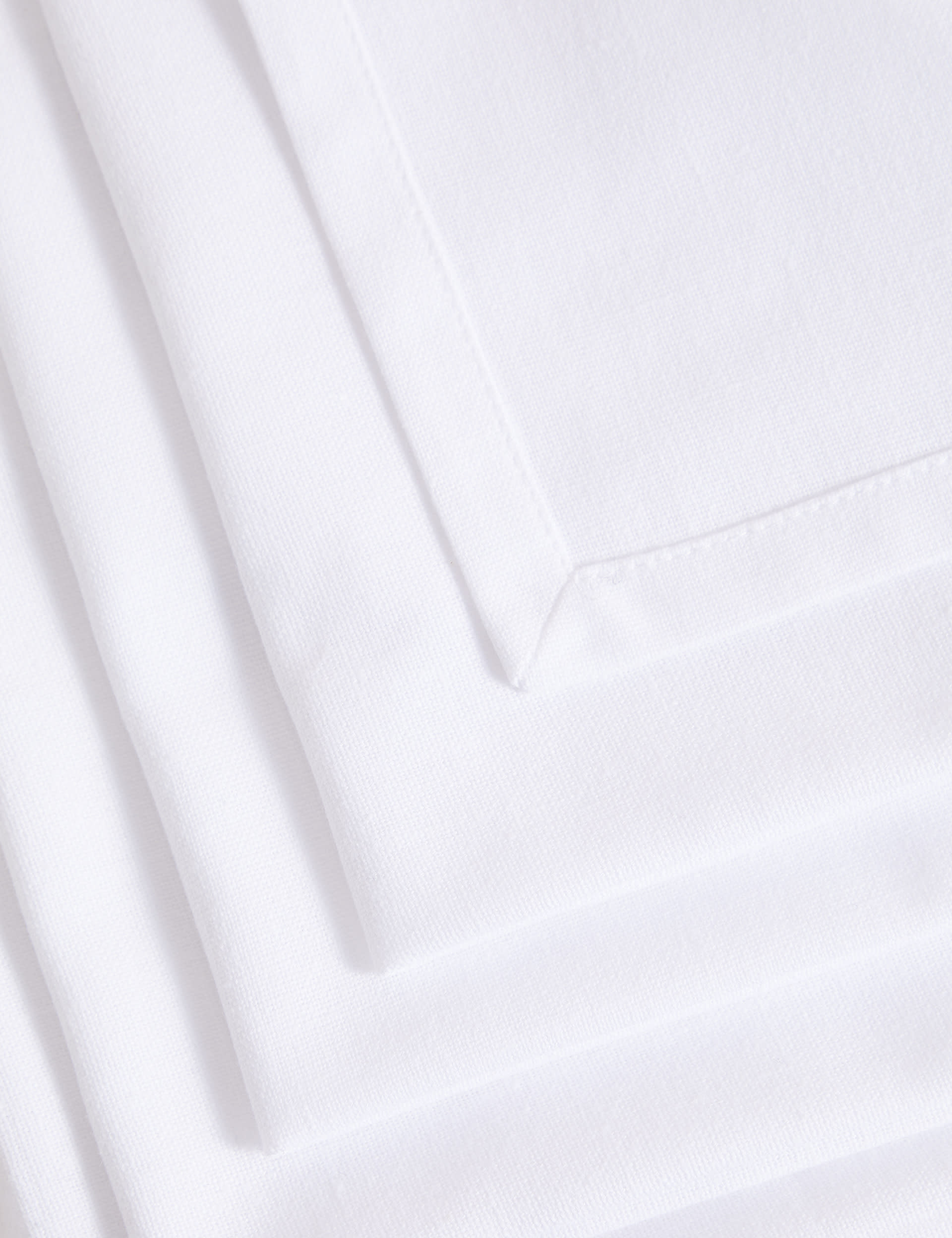 Setof4CottonwithLinenNapkins - White, White