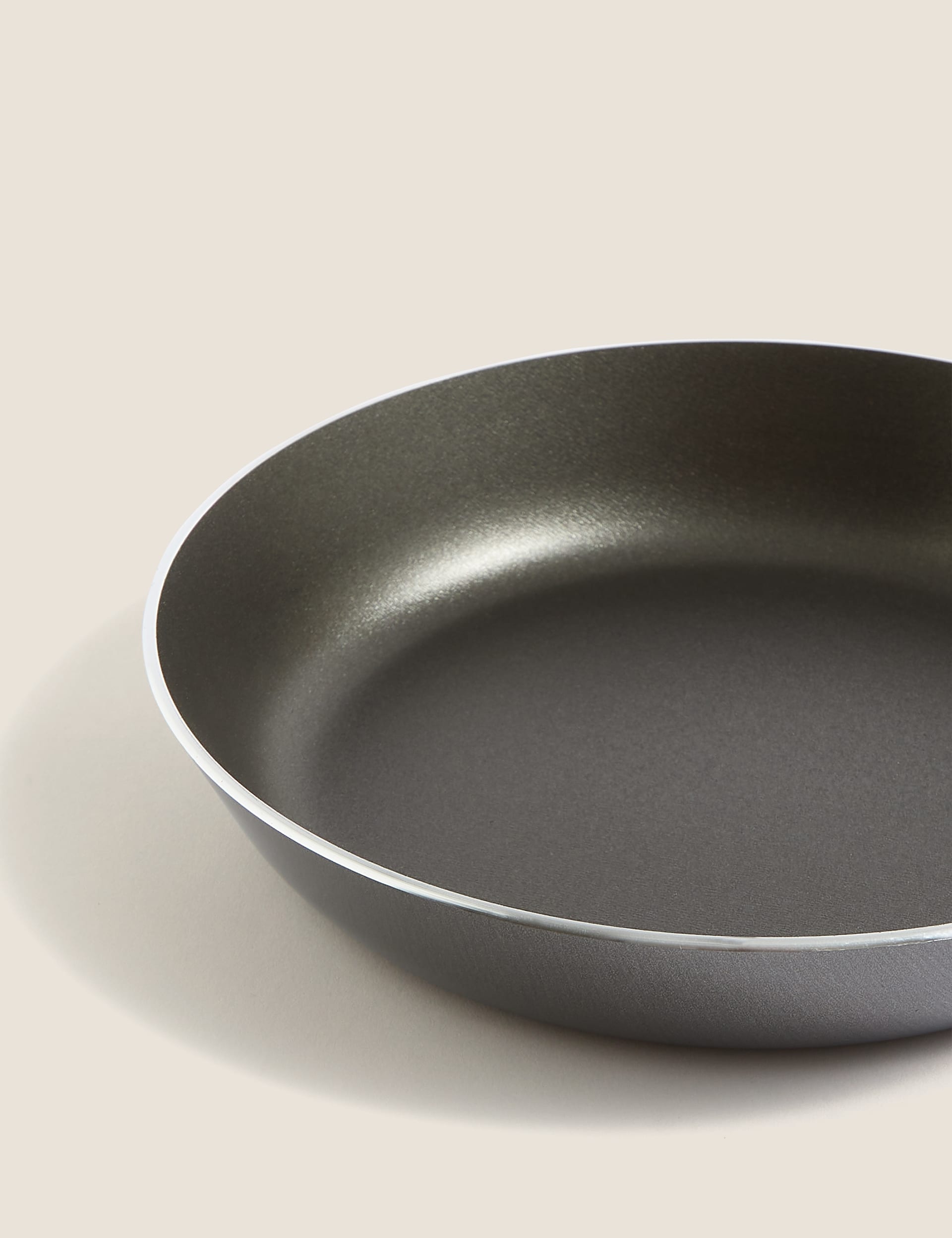 M&S Collection Aluminium 20cm Small Non-Stick Frying Pan - Grey, Grey