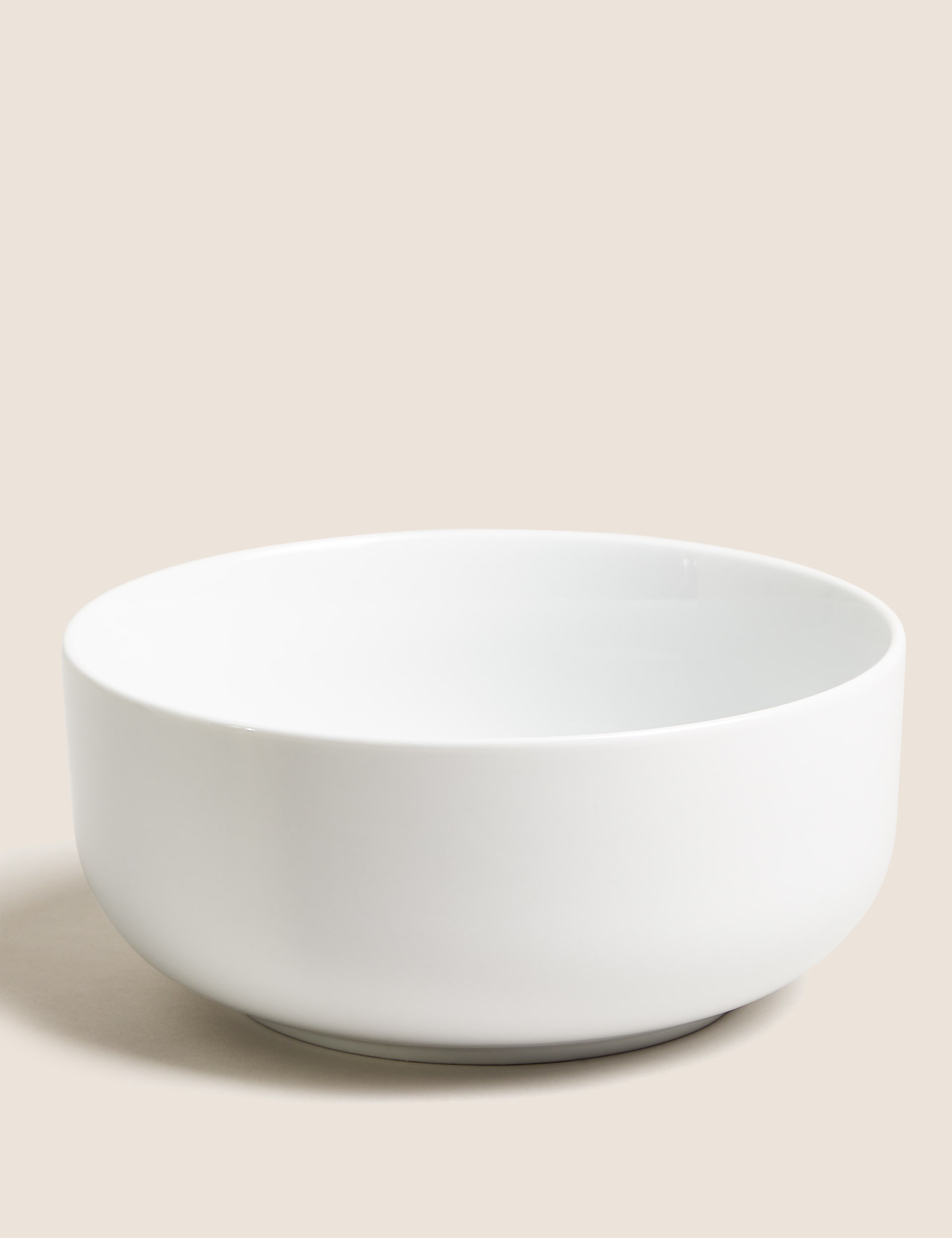 M&S Collection Maxim Porcelain Serving Bowl - White, White