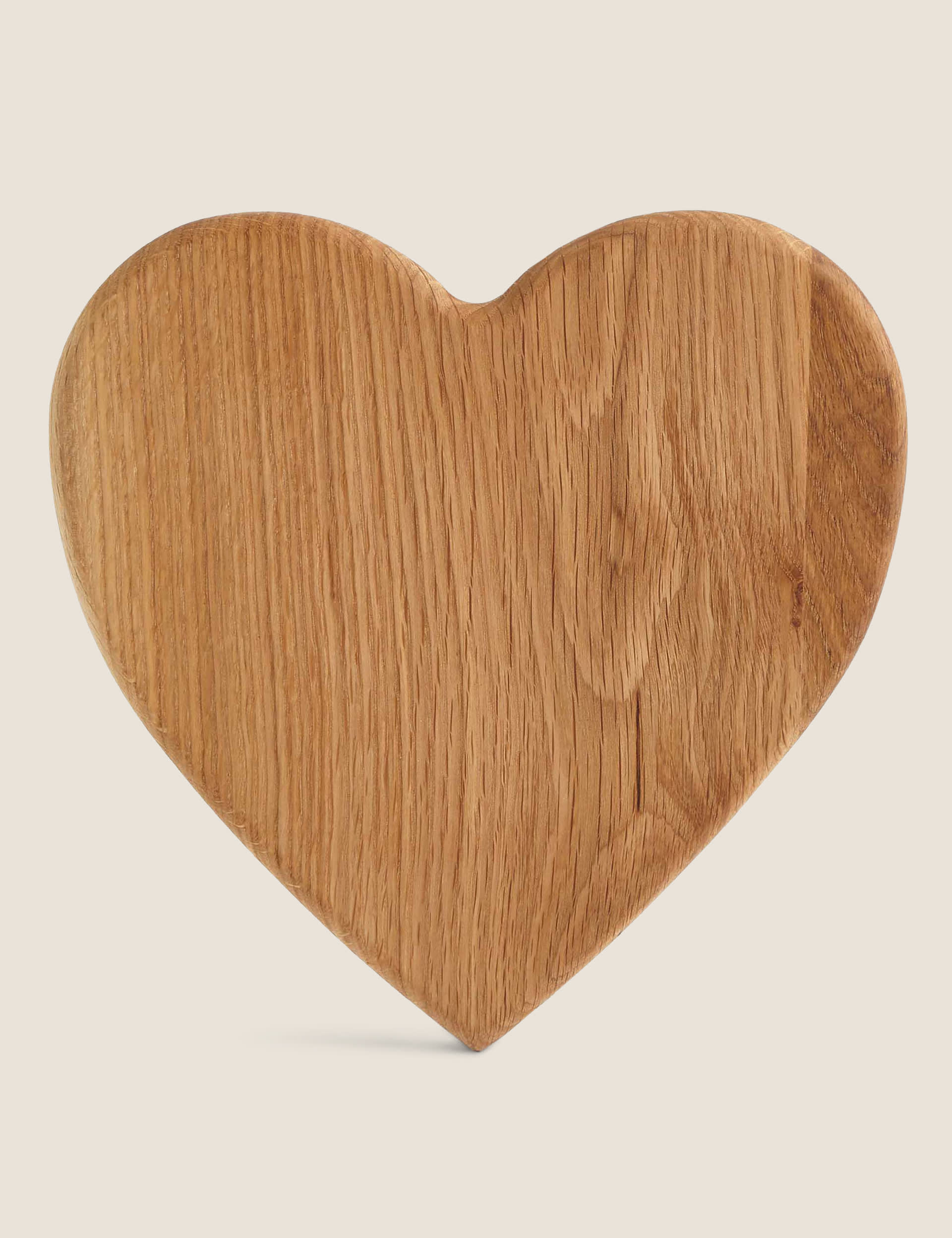 M&S Collection Heart Wooden Chopping Board - Oak, Oak