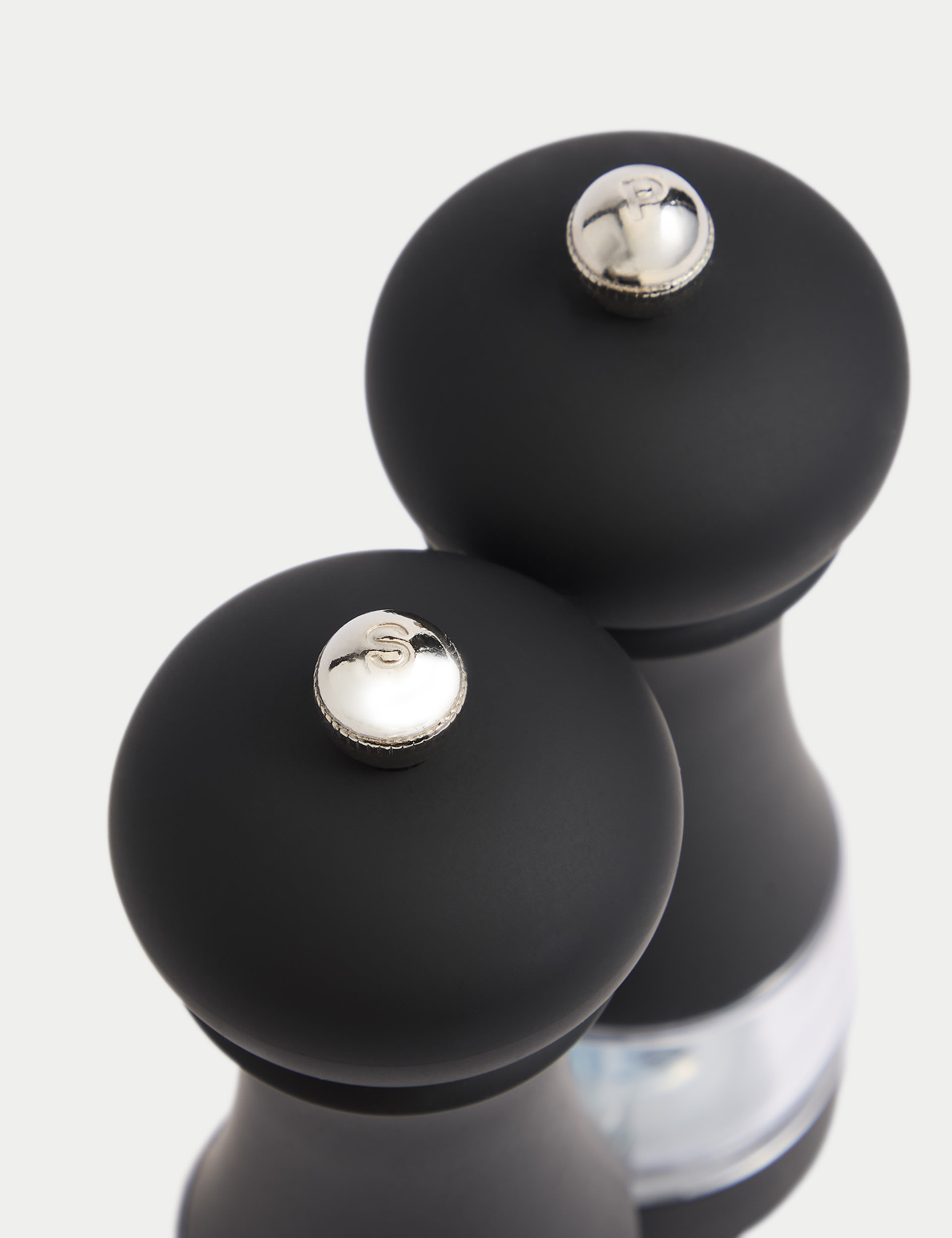 M&S Collection Salt & Pepper Mills - Black, Black