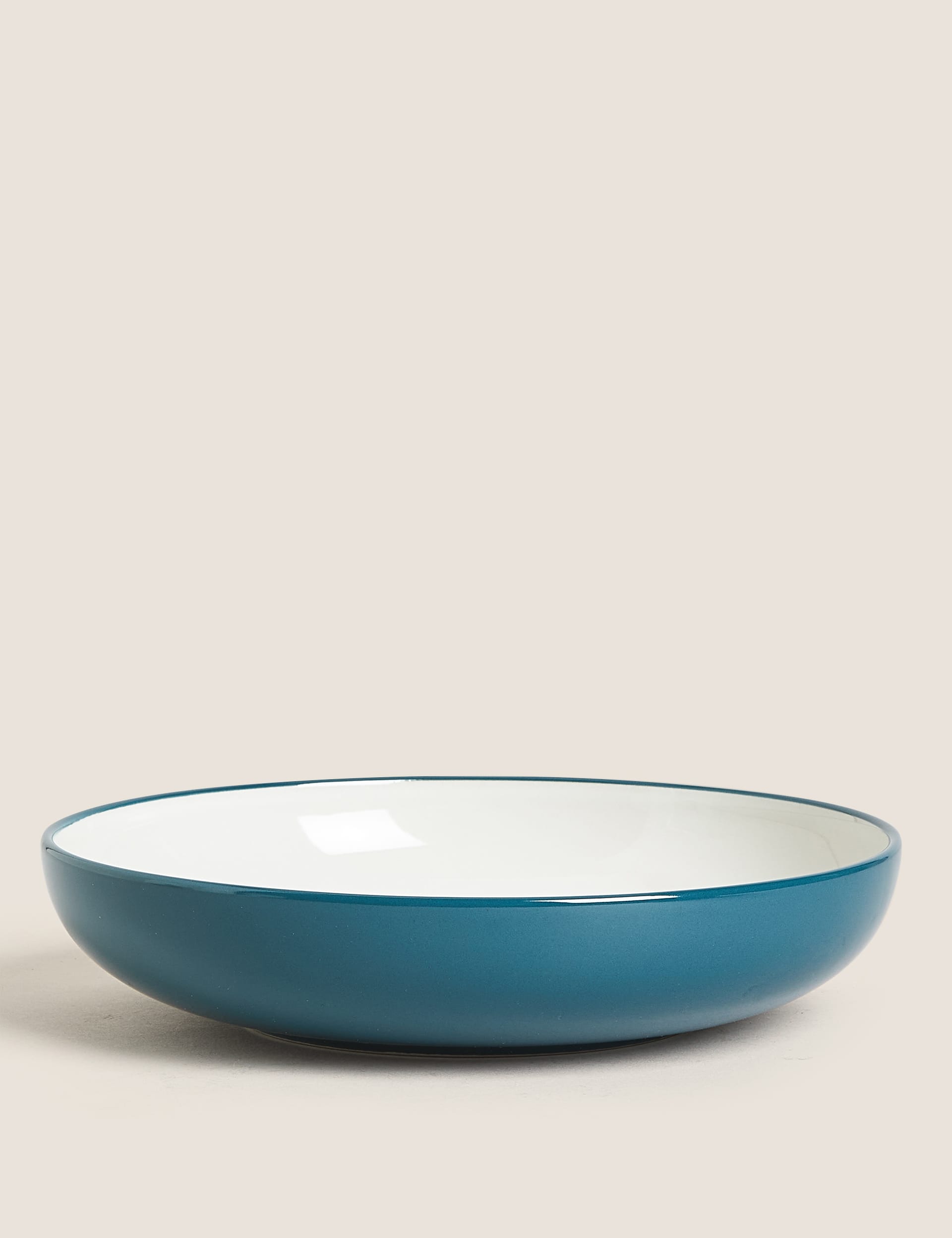 M&S Collection Set of 4 Tribeca Pasta Bowls - Teal, Teal