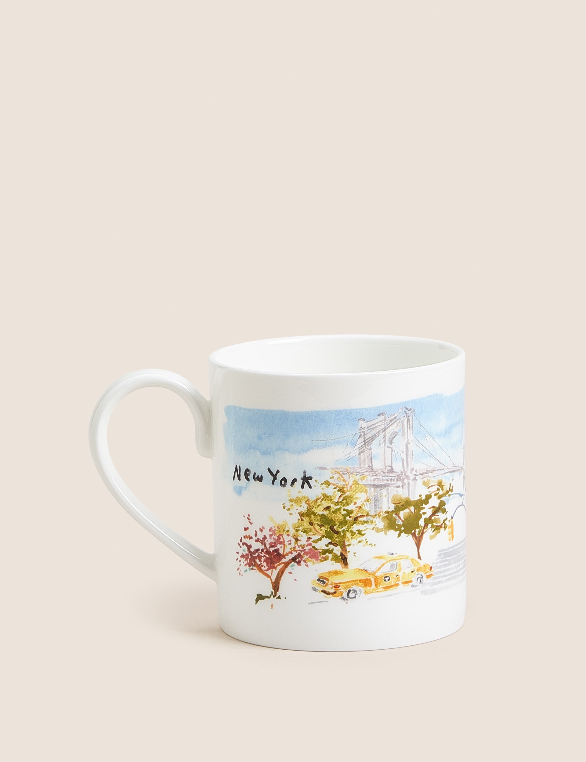 M&S Collection New York Mug - Multi, Multi