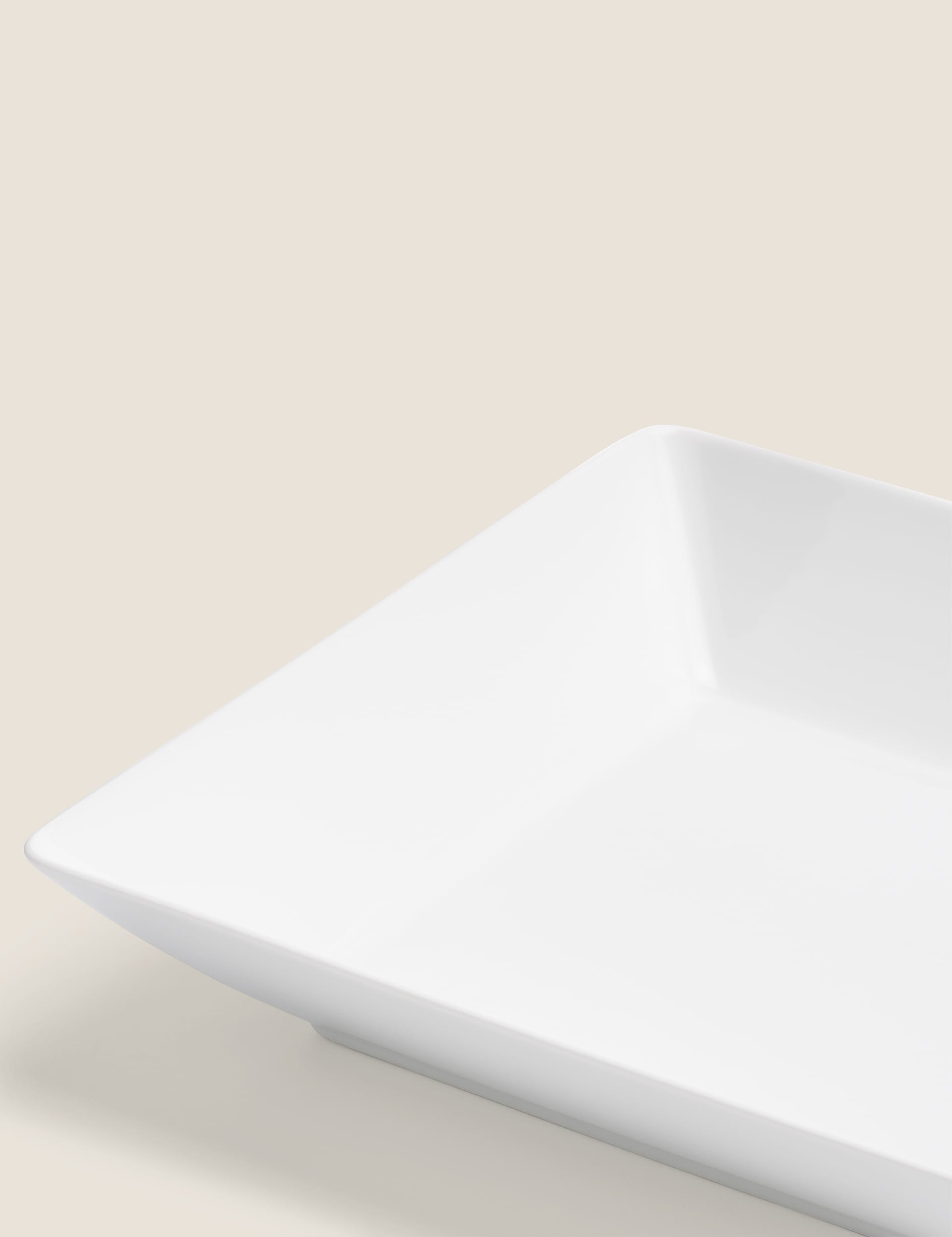 M&S Collection Maxim Square Pasta Bowl - White, White