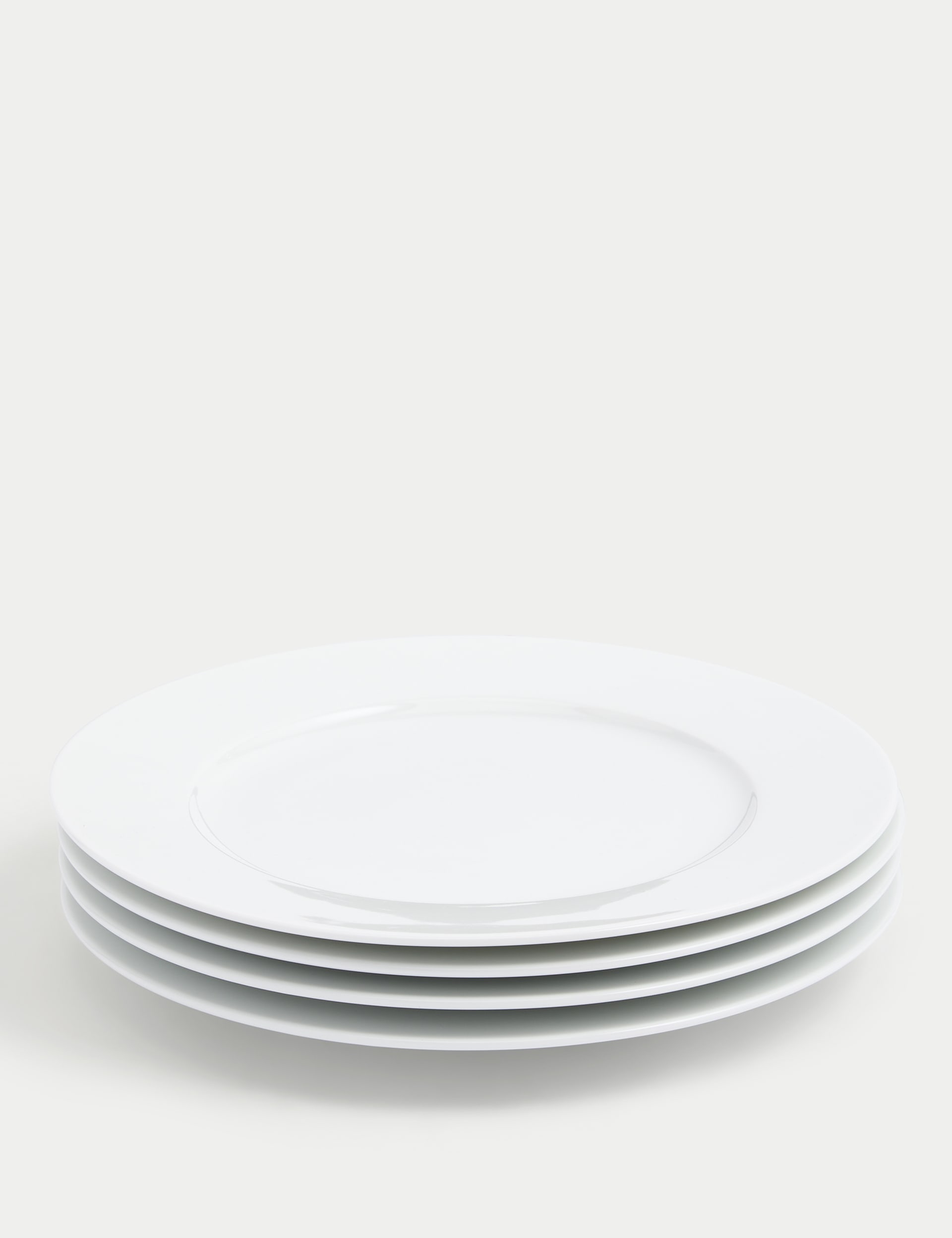 M&S Collection Set of 4 Maxim Side Plates - White, White