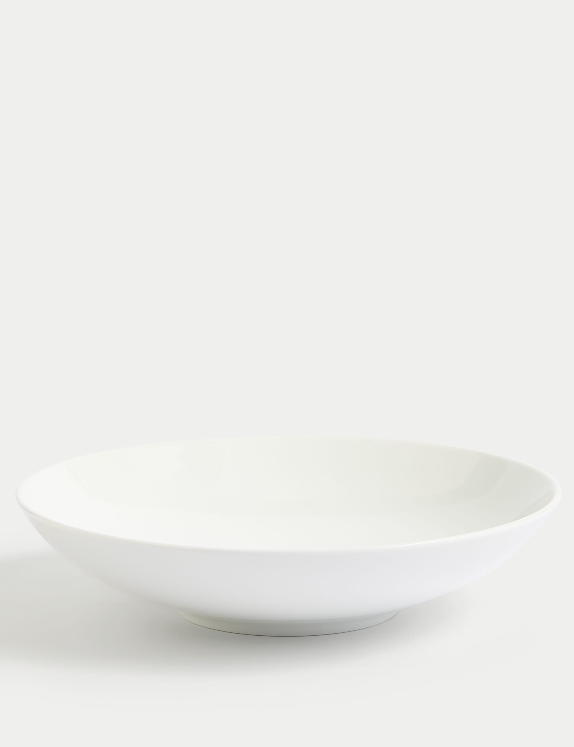 M&S Collection Set of 4 Maxim Coupe Pasta Bowls - White, White