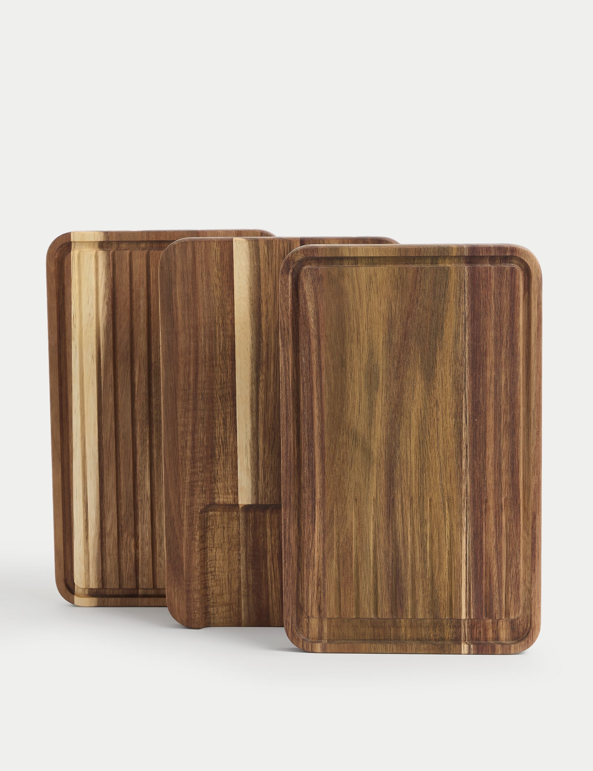 M&S Collection Set of 3 Wooden Chopping Boards, Wood