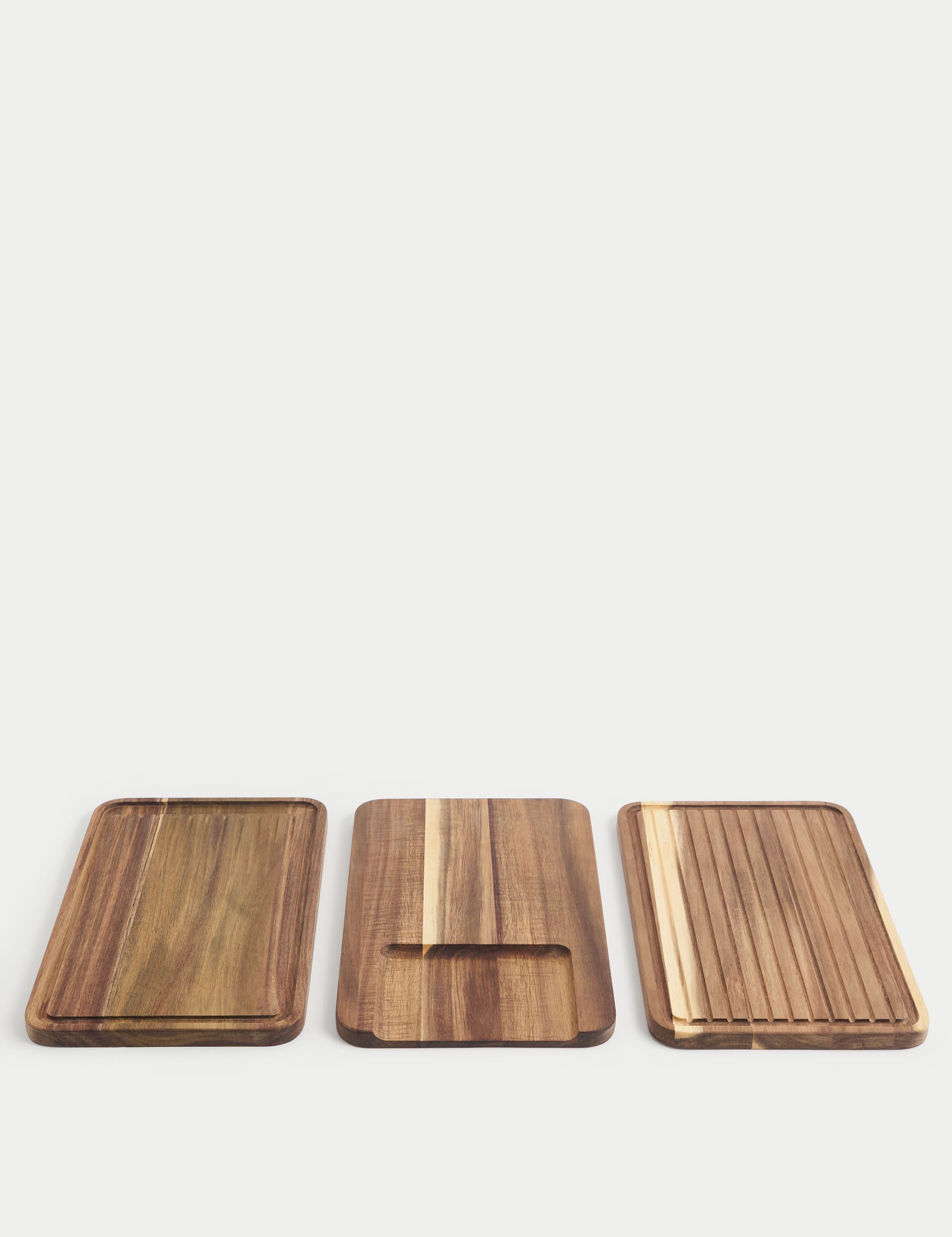 M&S Collection Set of 3 Wooden Chopping Boards, Wood