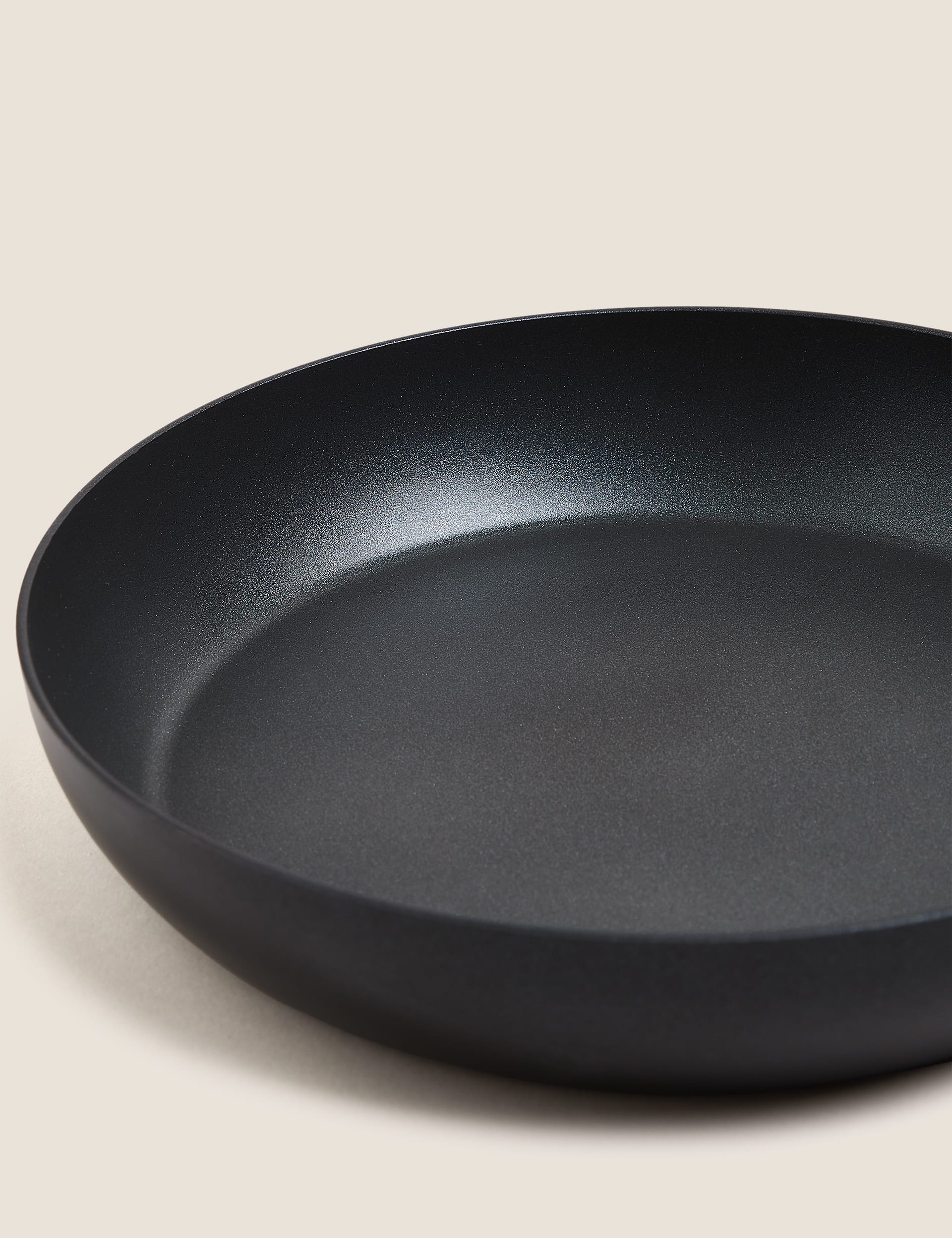 M&S Collection Black Aluminium 28cm Non-Stick Frying Pan, Black