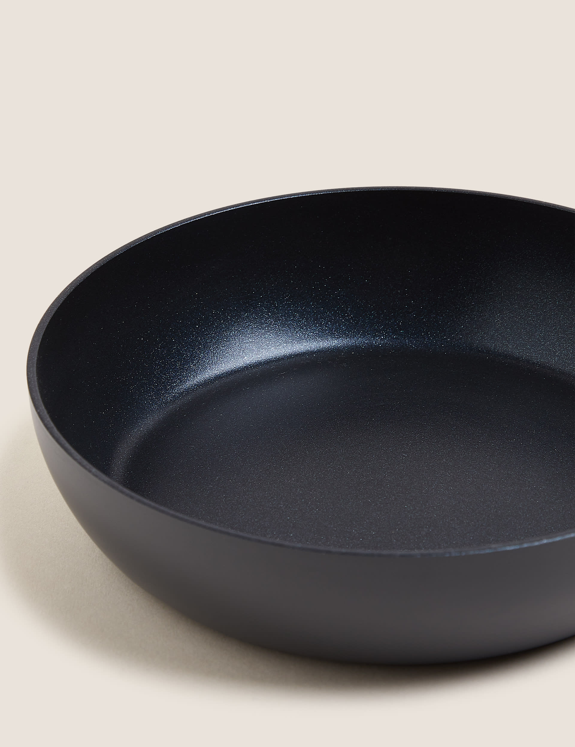 M&S Chef Hard Anodised 20cm Small Frying Pan - Black Mix, Black Mix