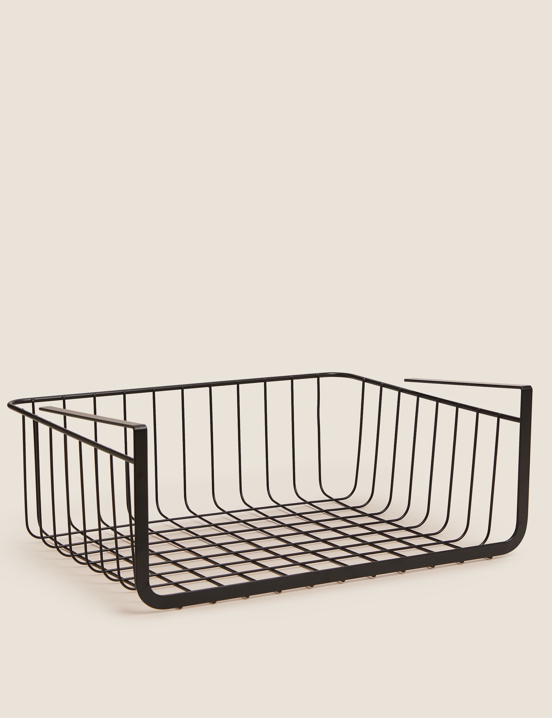 M&S Collection Under Shelf Wire Storage - Black, Black