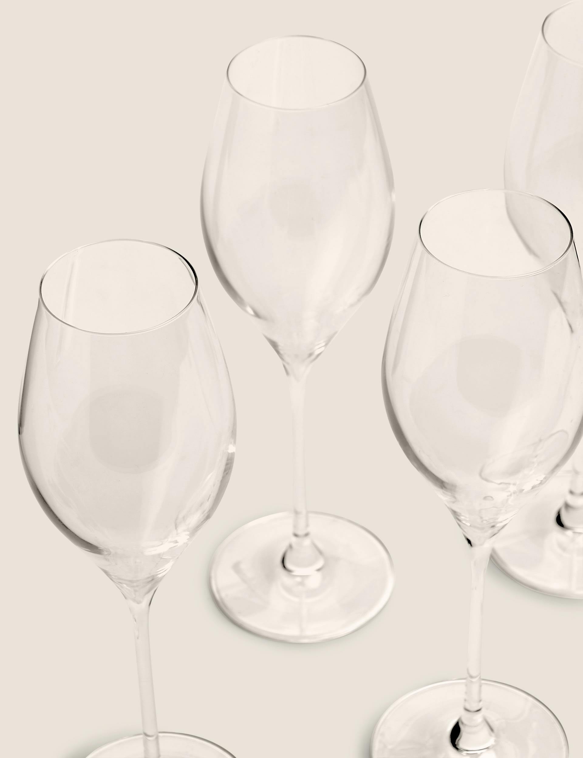 The Sommelier'S Edit Set of 4 Prosecco Glasses - Clear, Clear