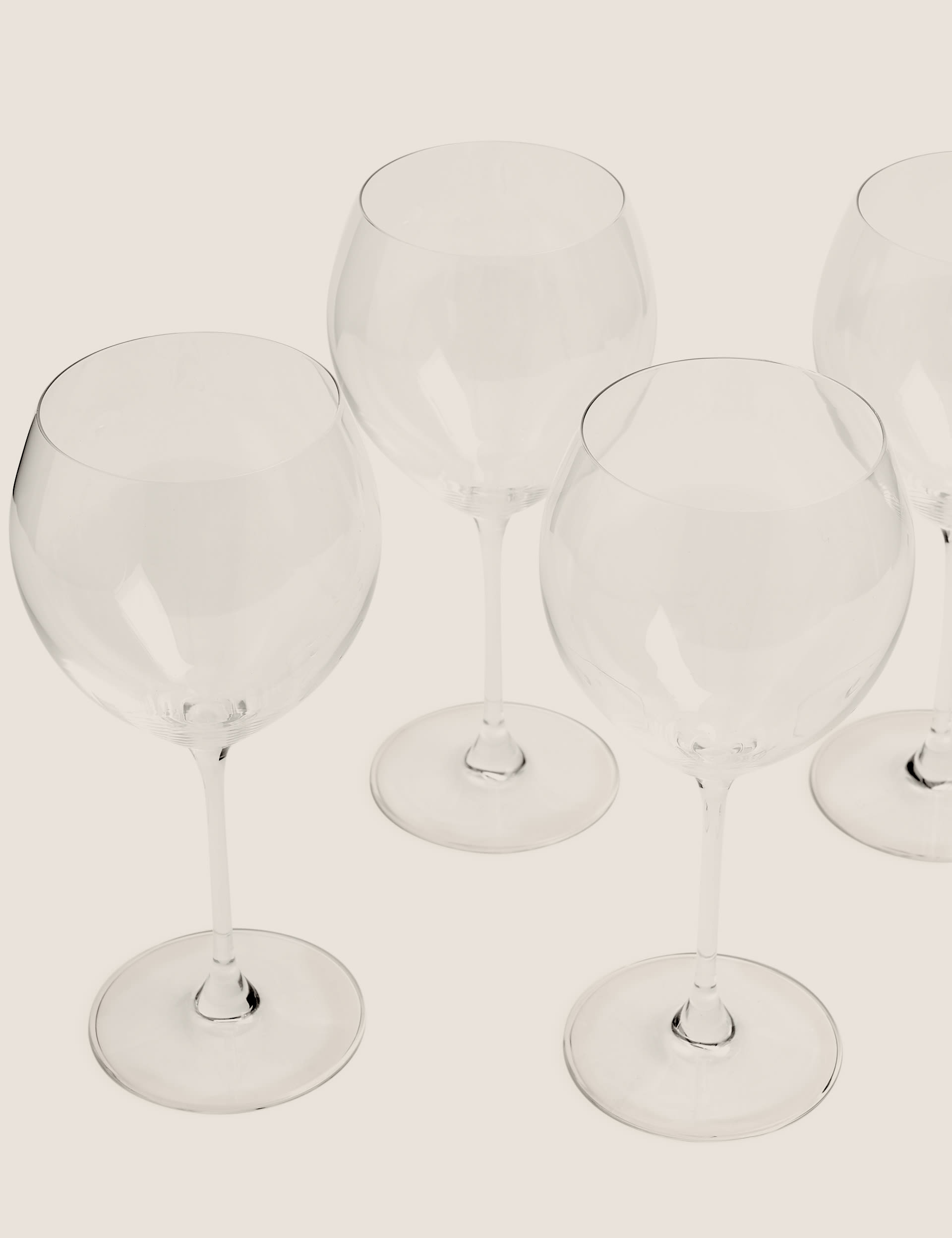 The Sommelier'S Edit Set of 4 Red Wine Glasses - Clear, Clear