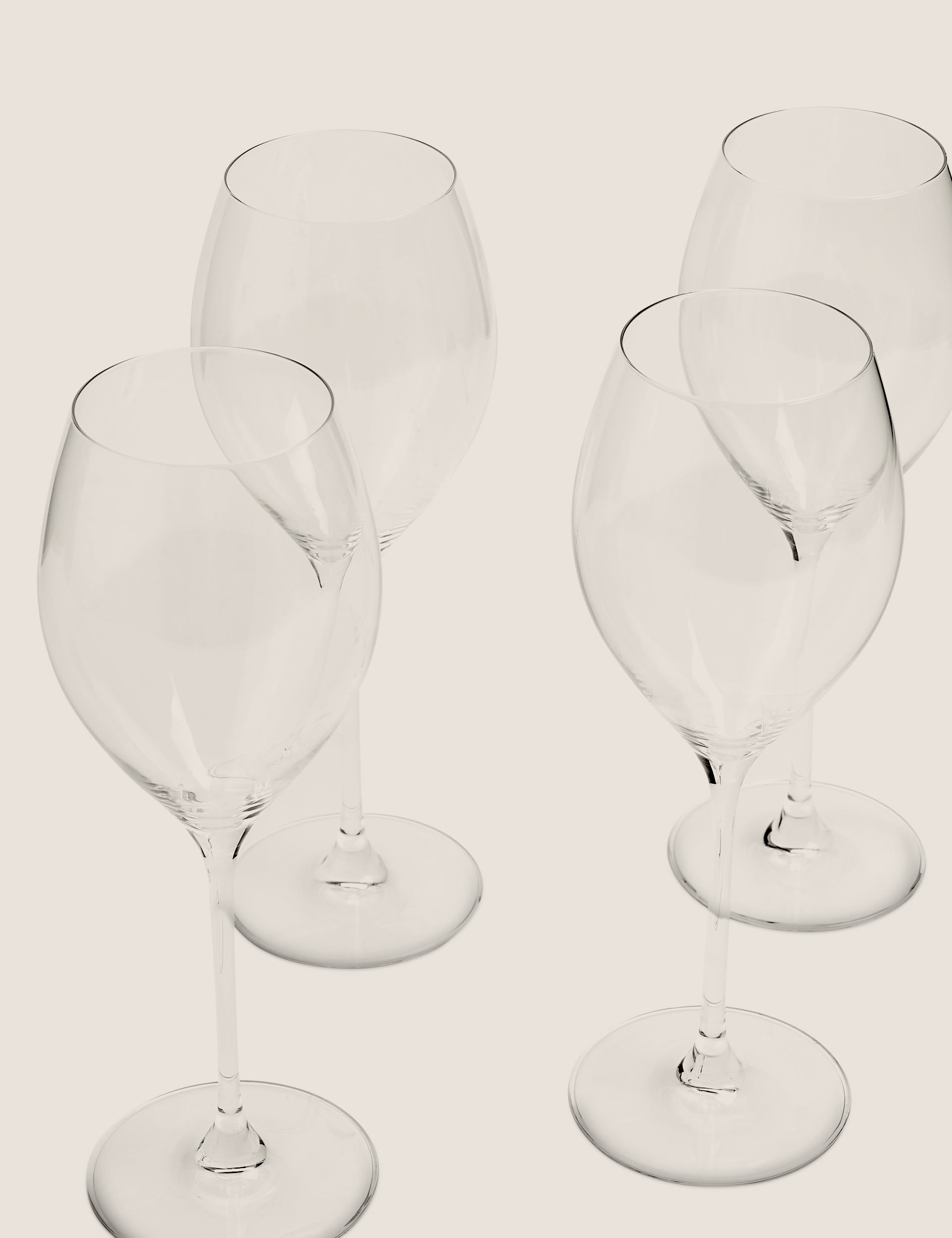 The Sommelier'S Edit Set of 4 White Wine Glasses - Clear, Clear