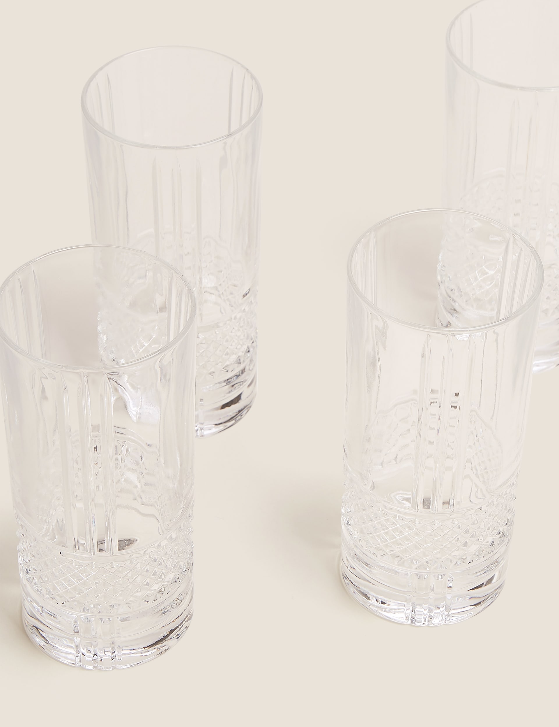 M&S Collection Set of 4 Adeline Hi Ball Glasses