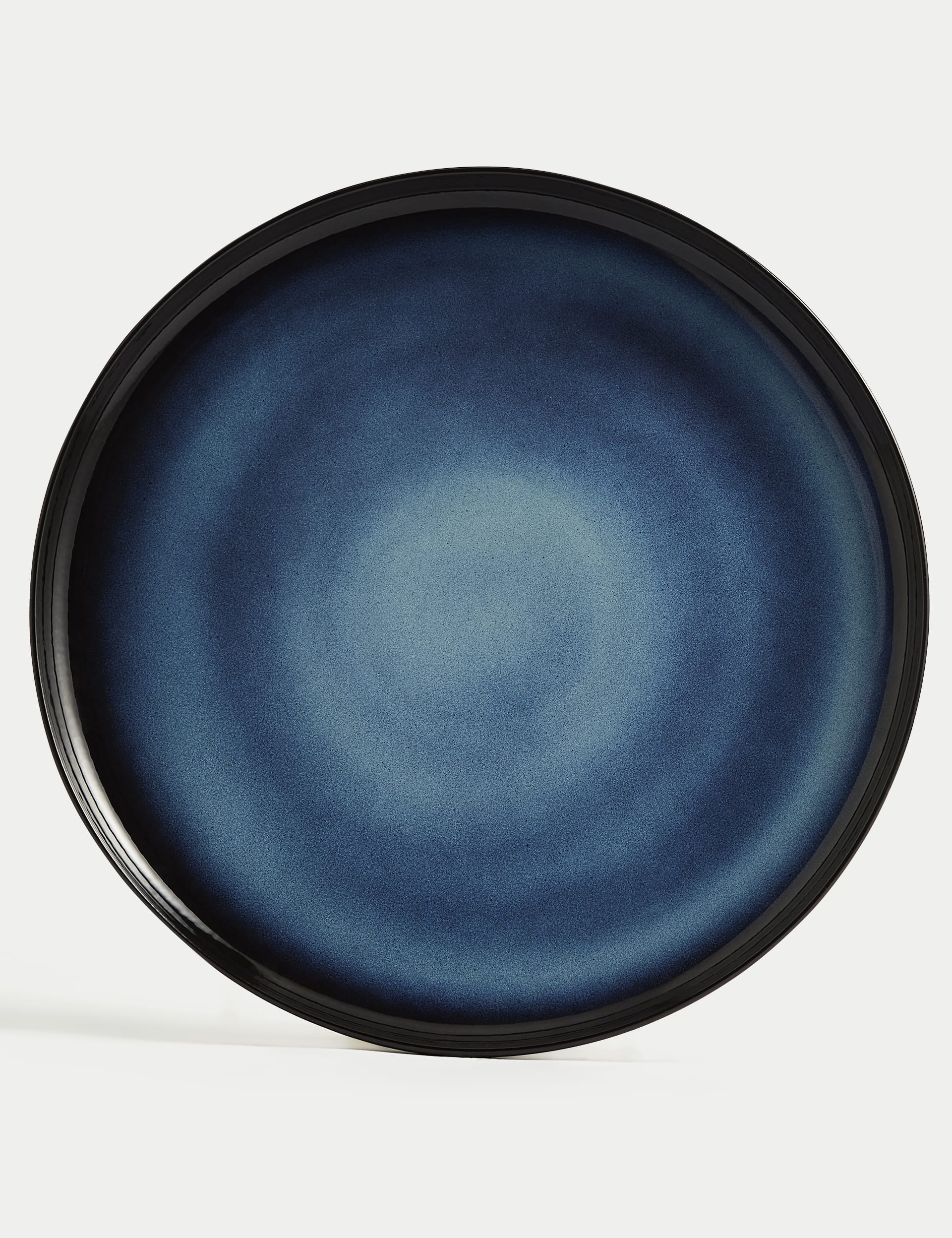 M&S Collection Amberly Reactive Platter - Navy, Navy,Grey