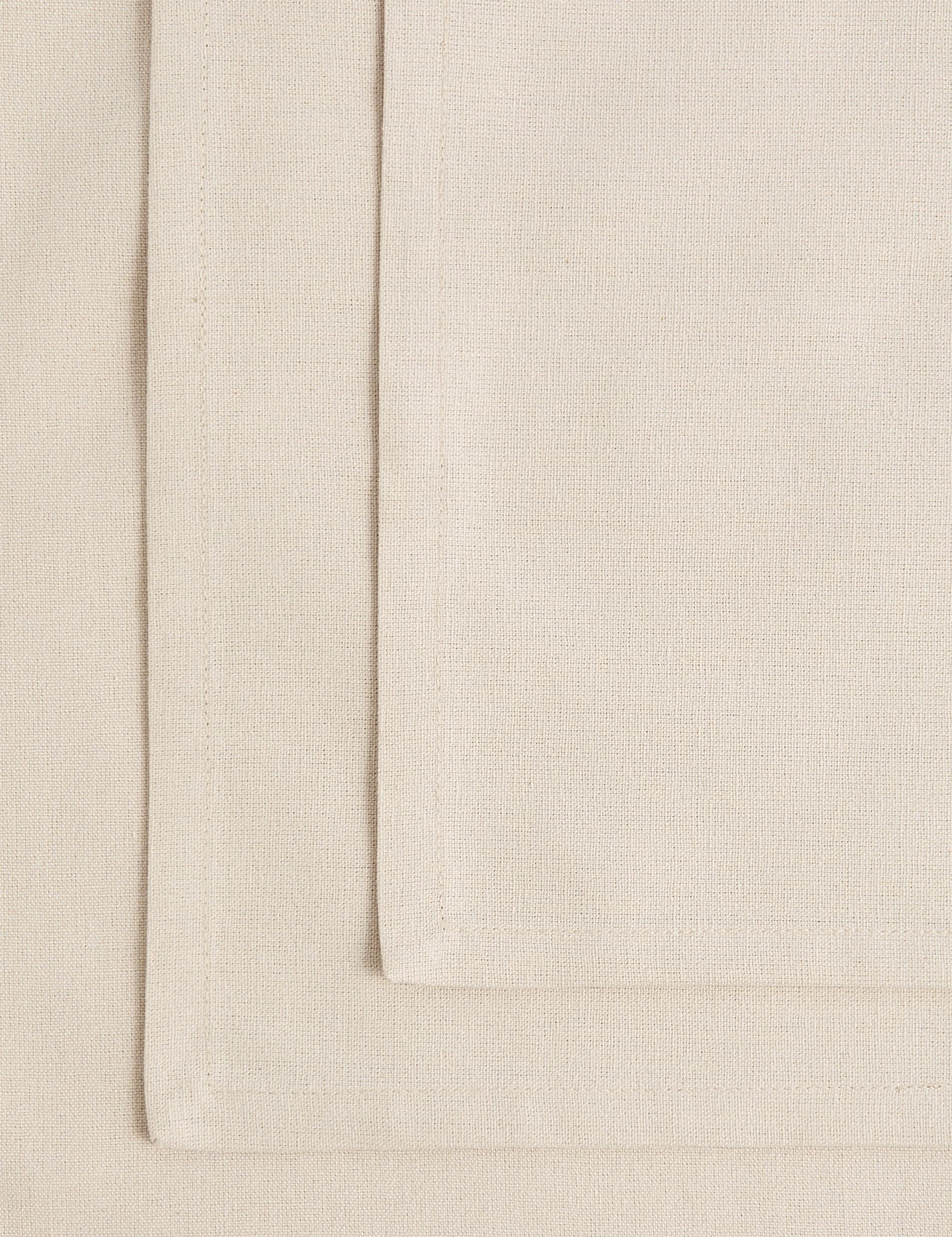 M&S Collection Set of 4 Pure Cotton Napkins - Natural, Natural,Sage