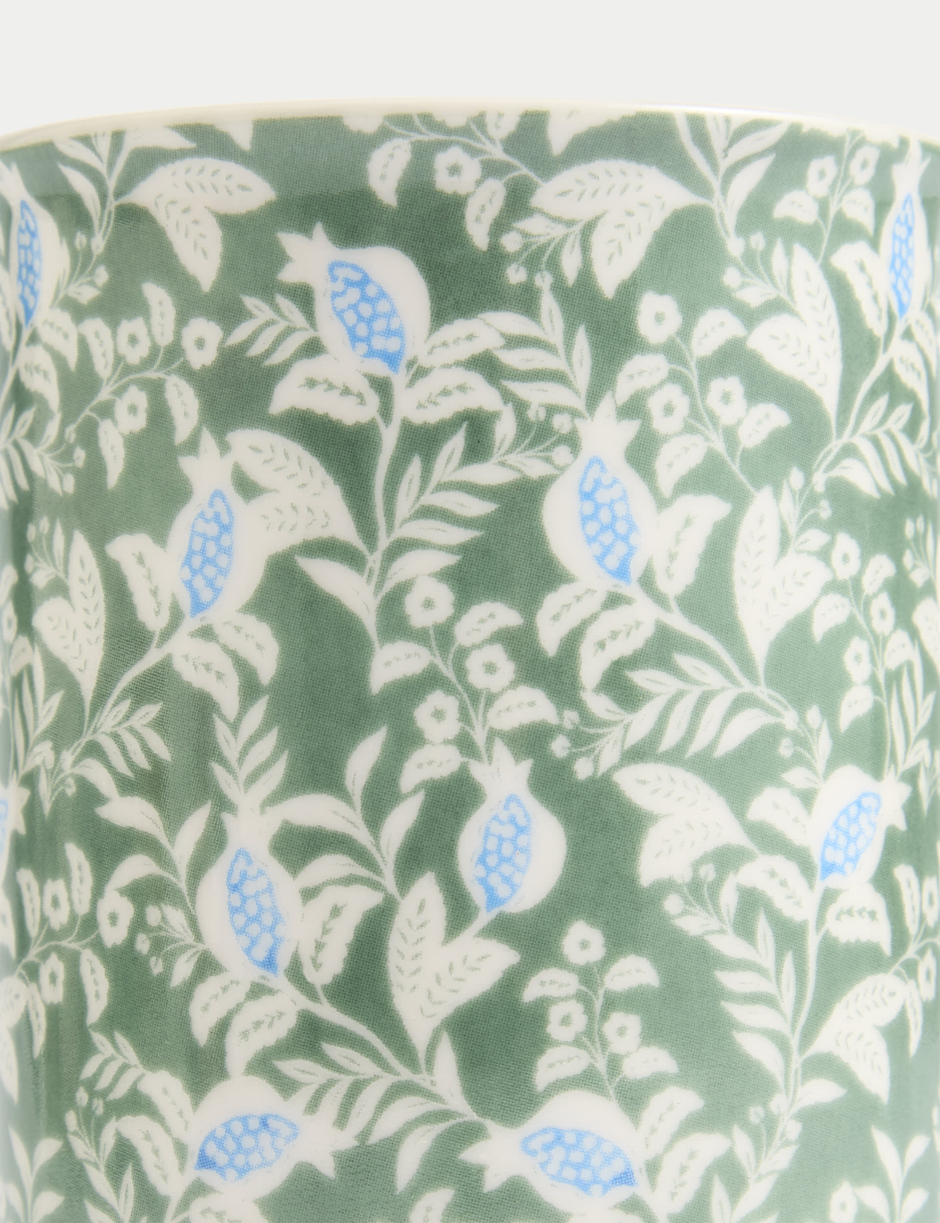 M&S Collection Pomegranate Mug - Green, Navy,Pink,White,Green