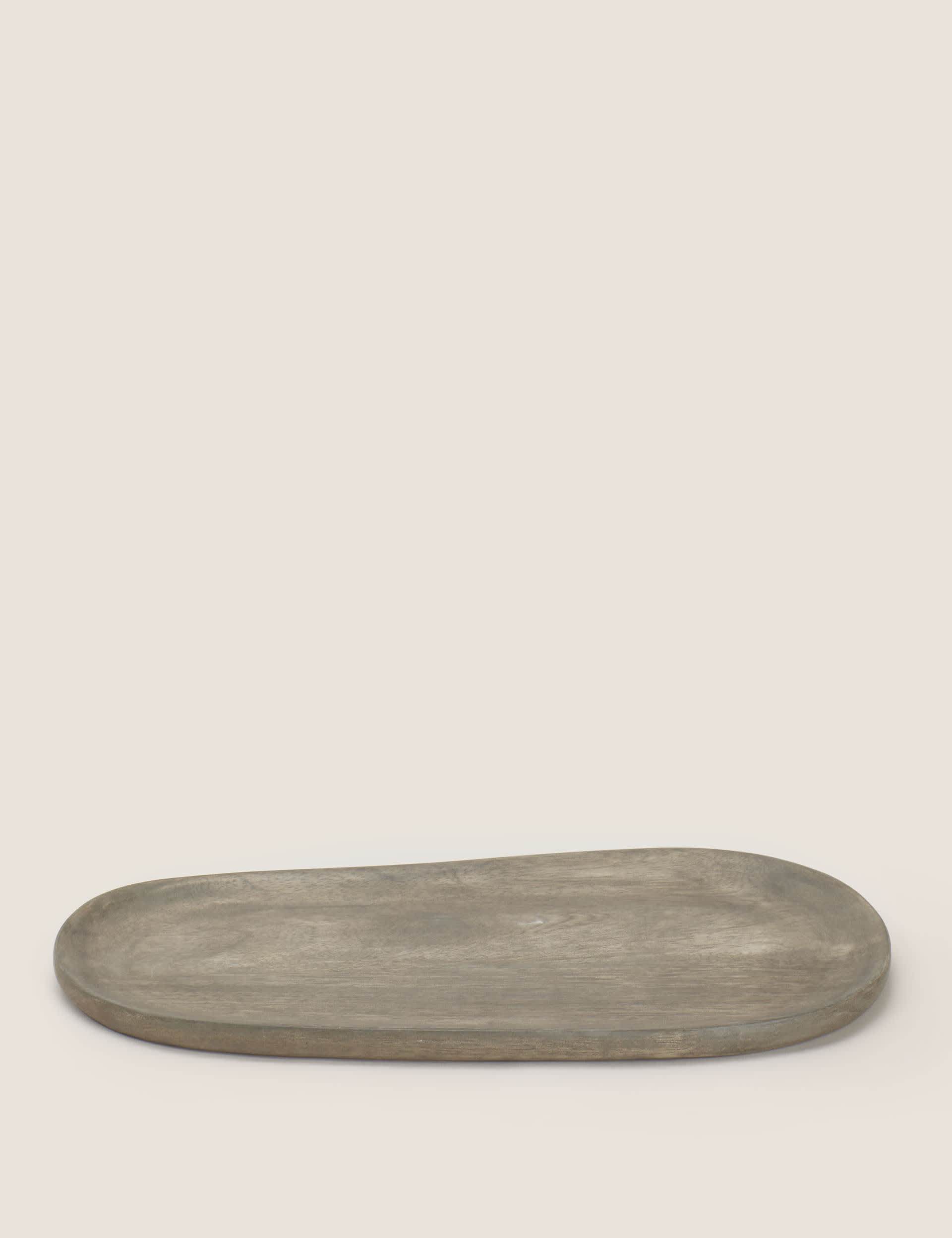 M&S Collection Large Wooden Platter - Natural, Natural