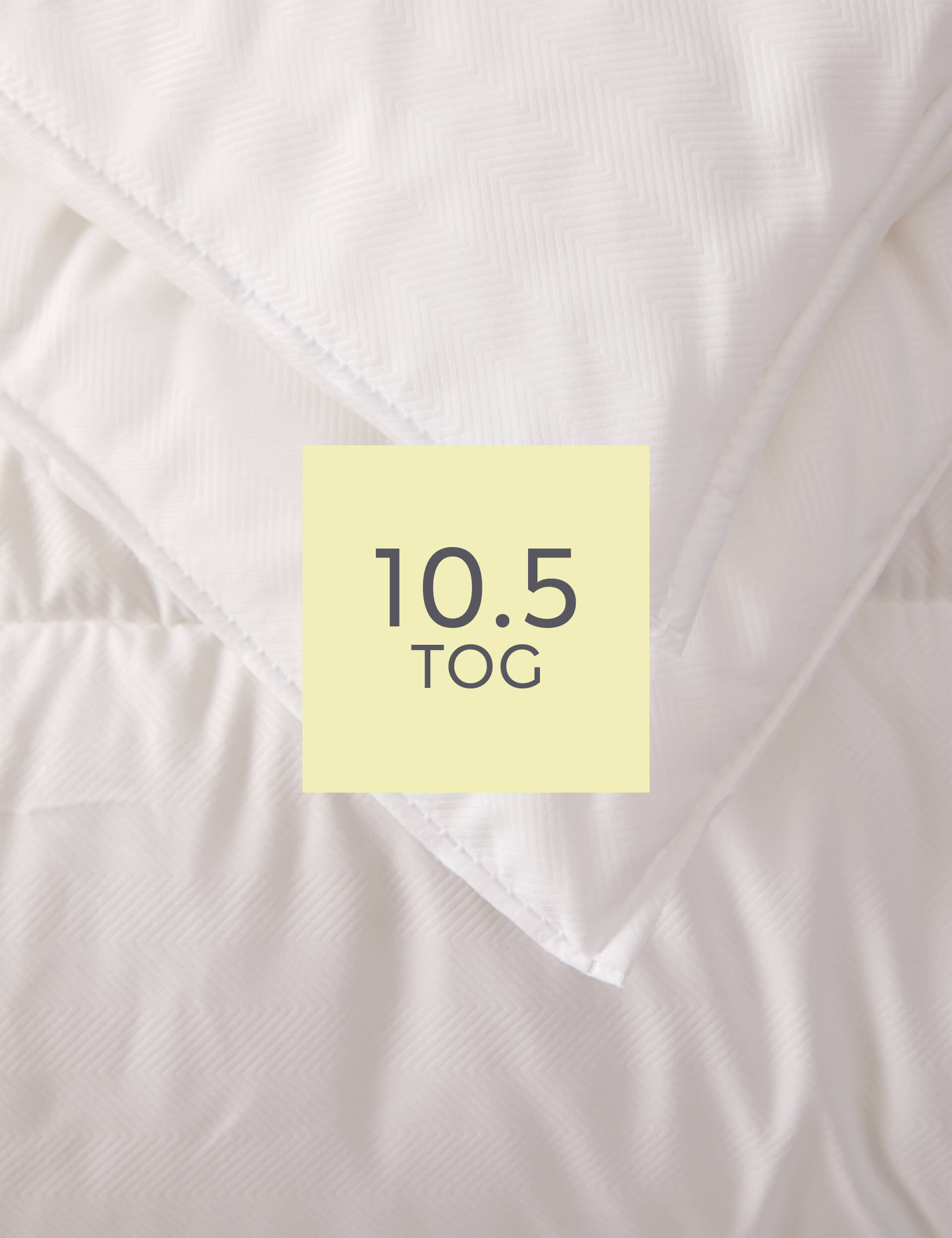 M&S Collection Soft As Down 10.5 Tog Duvet - SGL - White, White